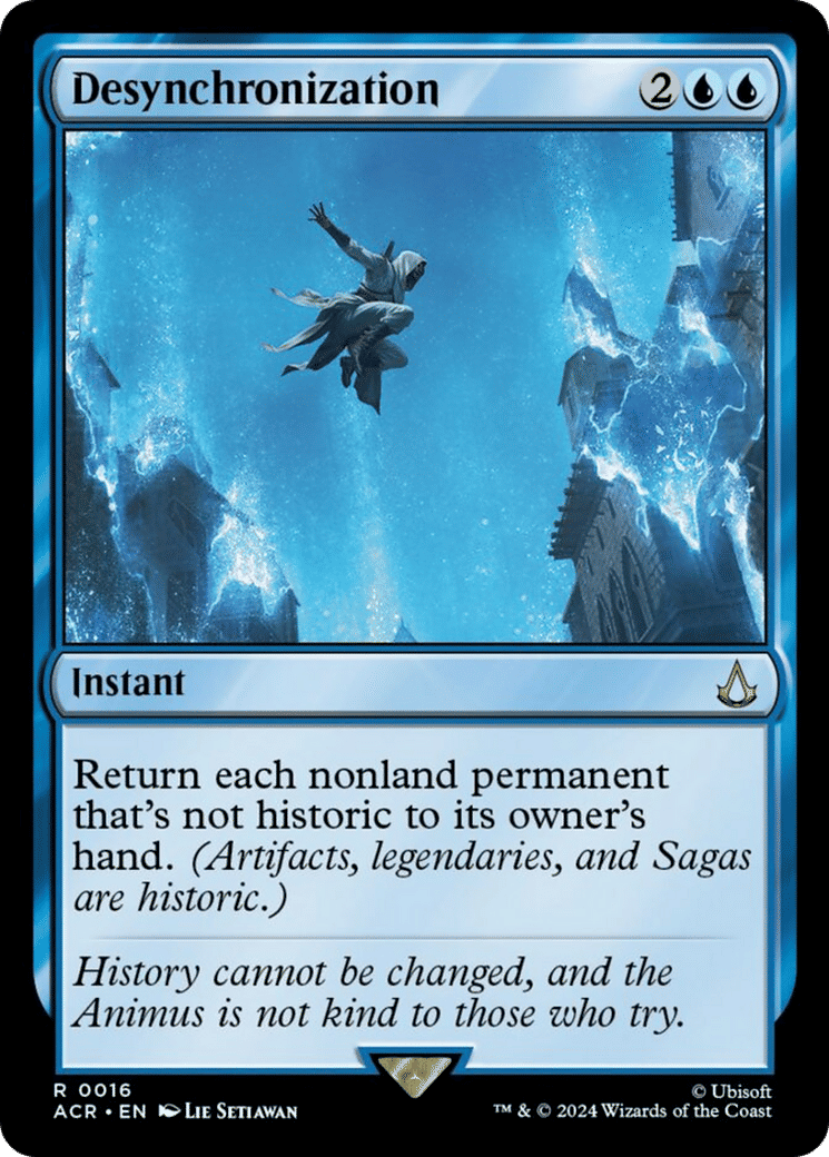 Desynchronization — Assassin's Creed — Magic: The Gathering