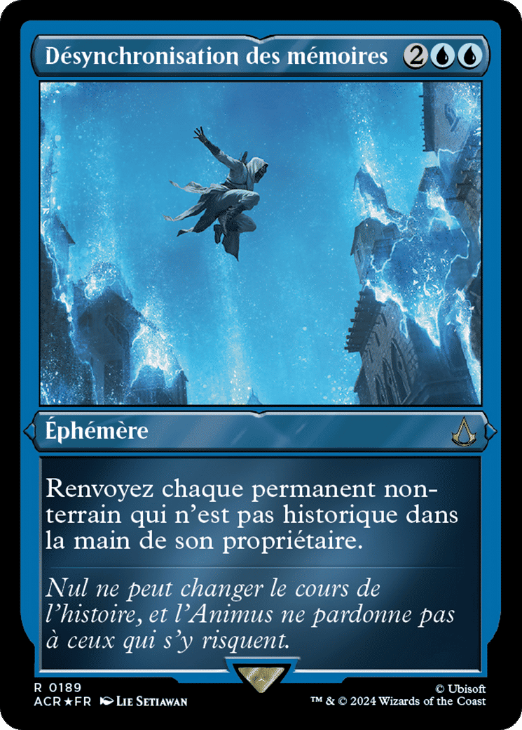 Désynchronisation des mémoires — Assassin's Creed — Magic: The Gathering