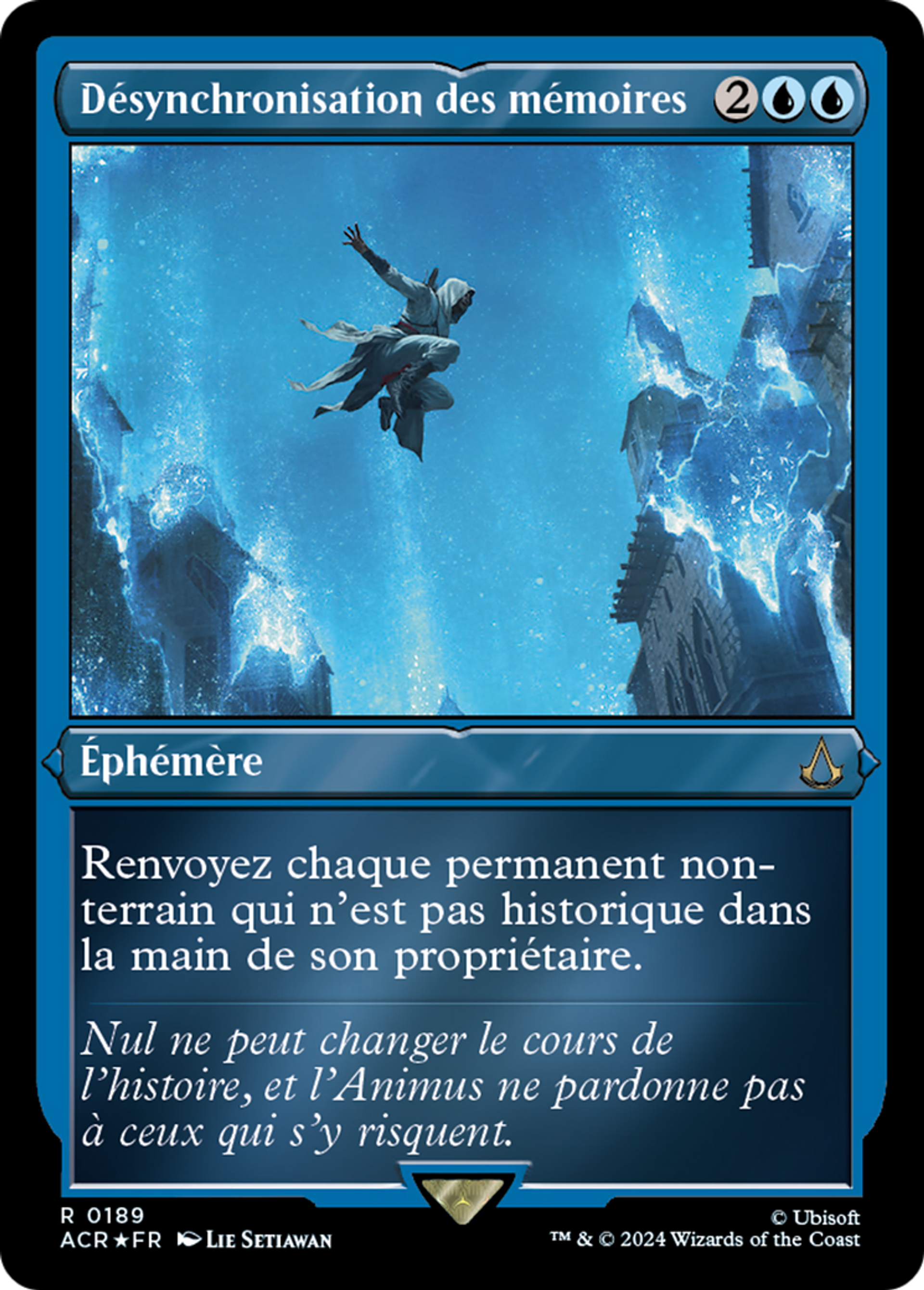 Désynchronisation des mémoires — Assassin's Creed — Magic: The Gathering