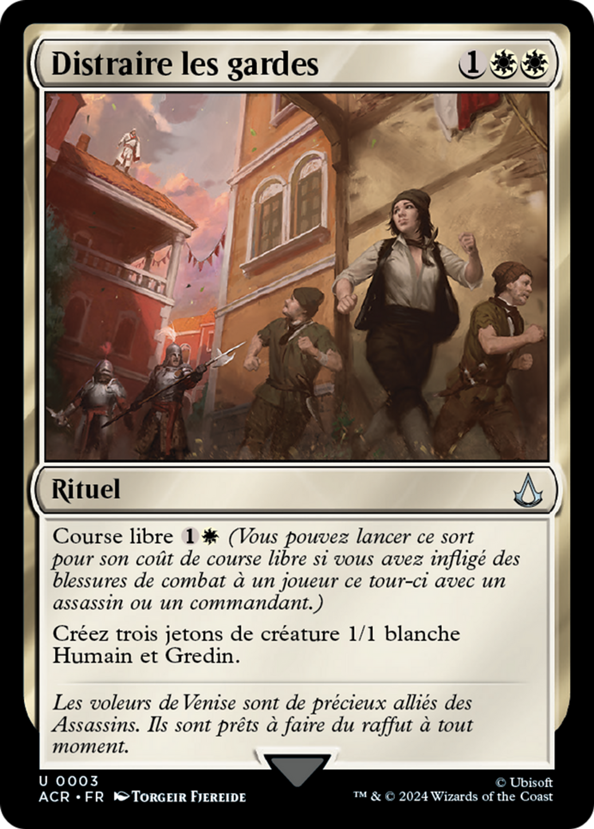 Distraire les gardes — Assassin's Creed — Magic: The Gathering