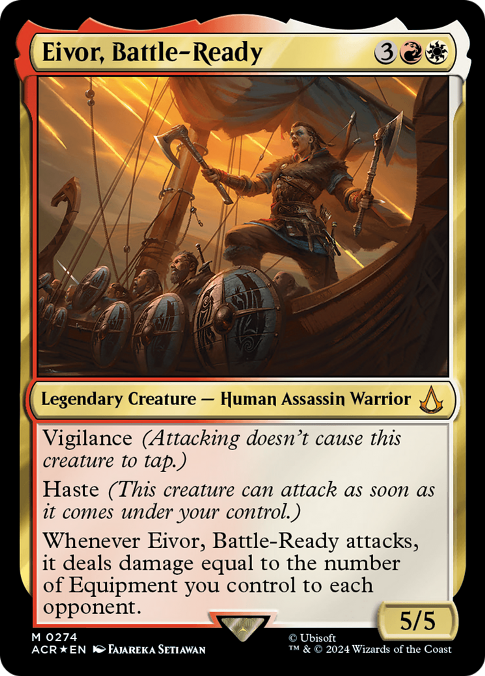 Eivor, Battle-Ready — Assassin's Creed — Magic: The Gathering
