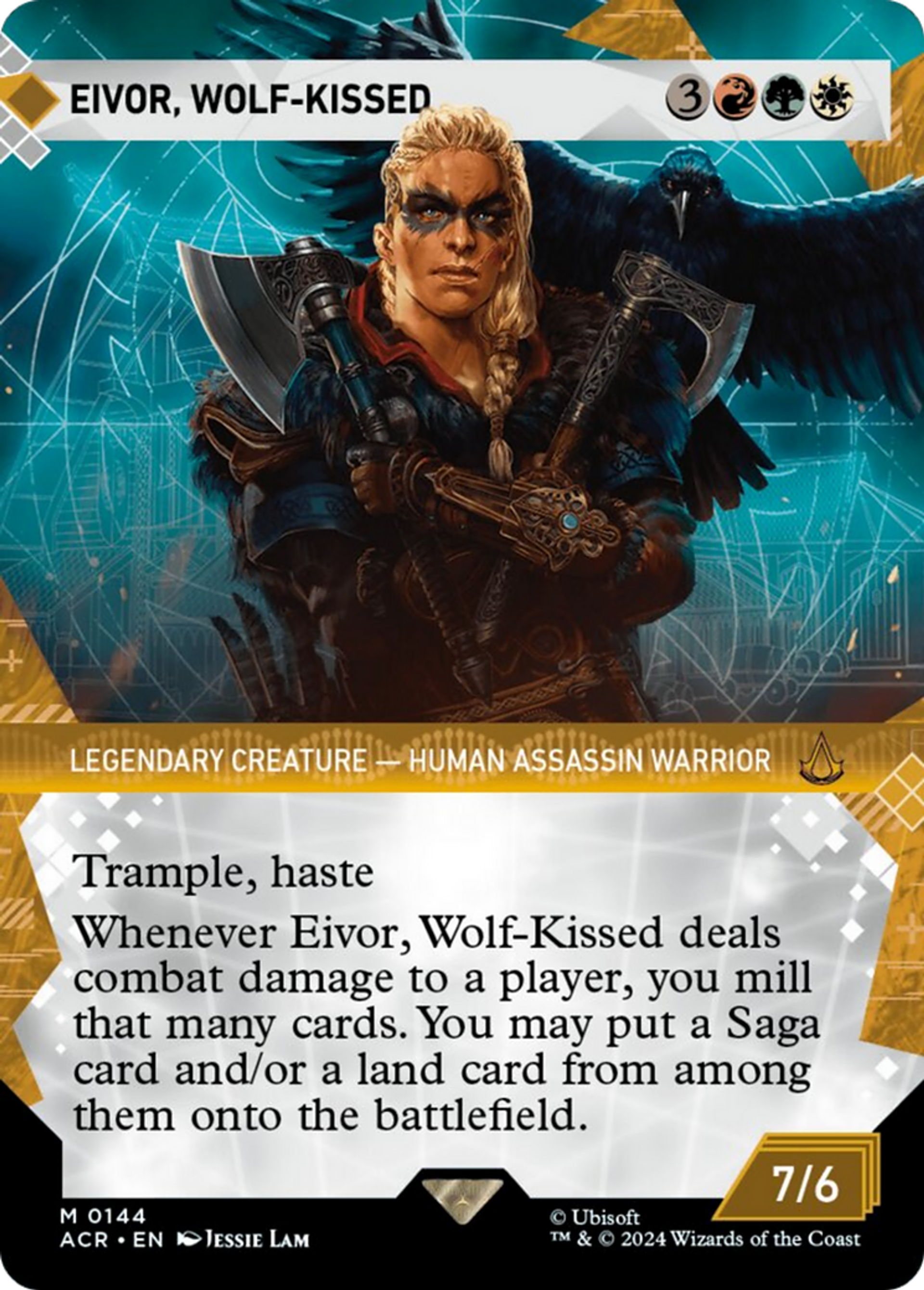Eivor, Wolf-Kissed — Assassin's Creed — Magic: The Gathering