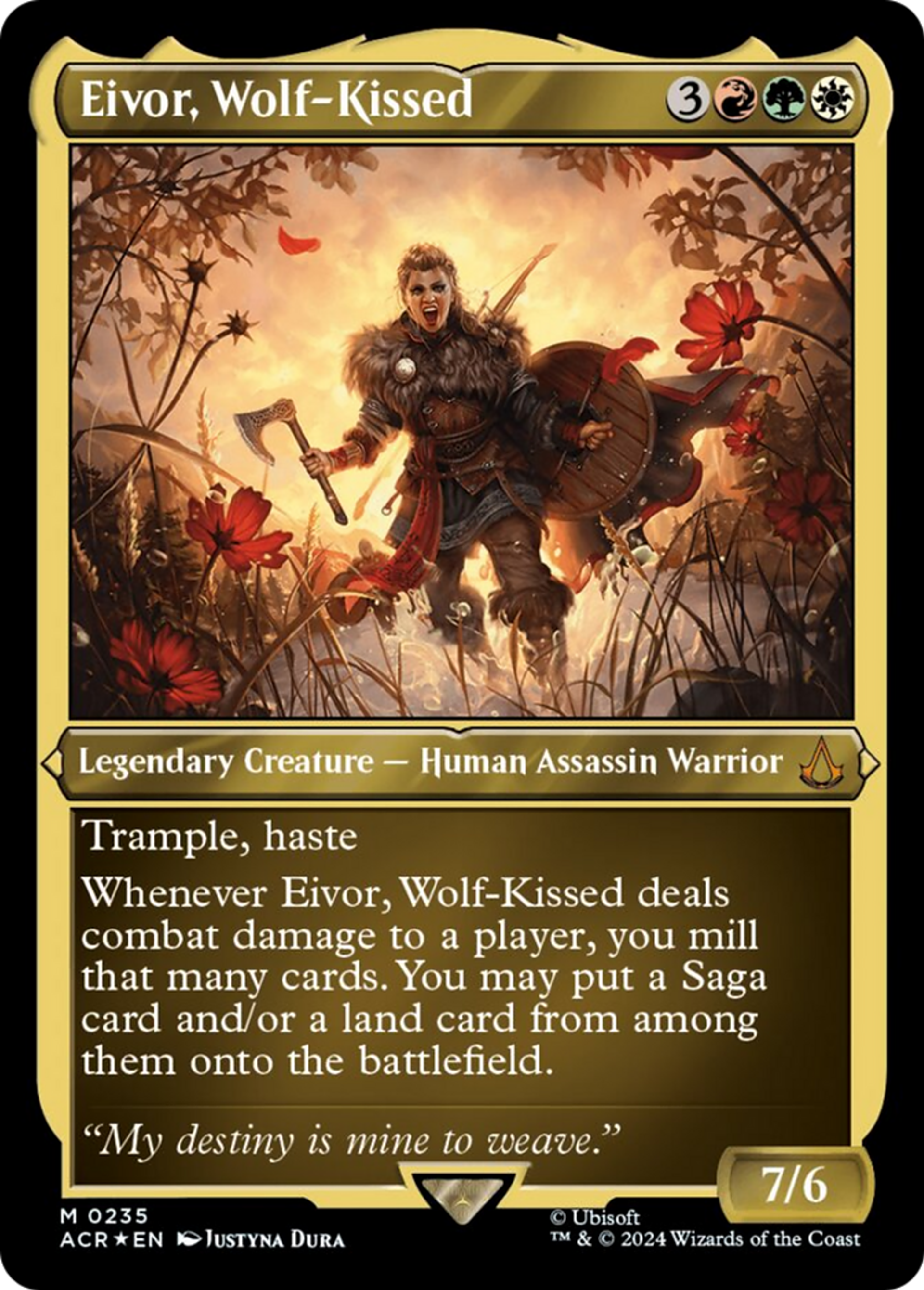 Eivor, Wolf-Kissed — Assassin's Creed — Magic: The Gathering