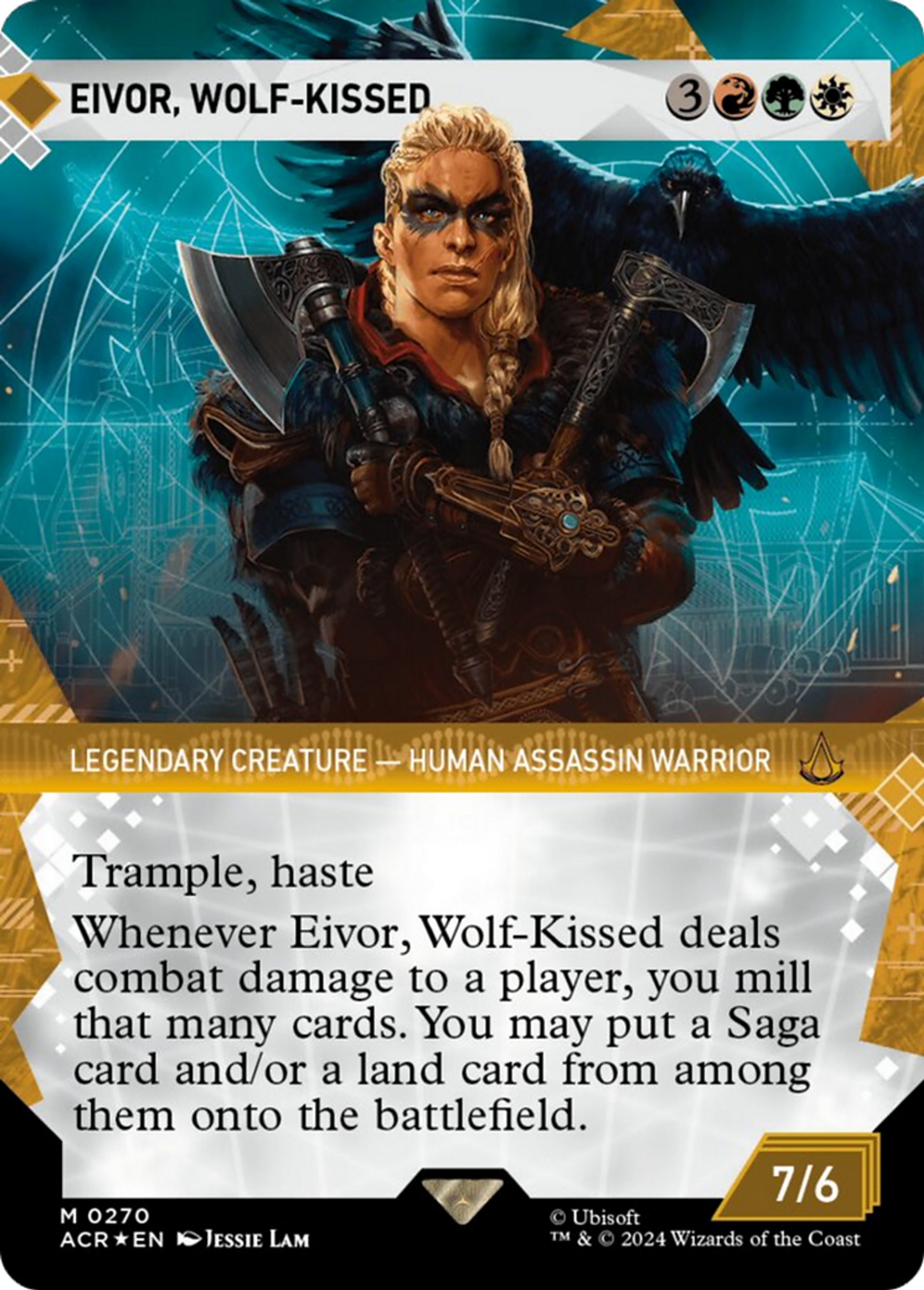 Eivor, Wolf-Kissed — Assassin's Creed — Magic: The Gathering