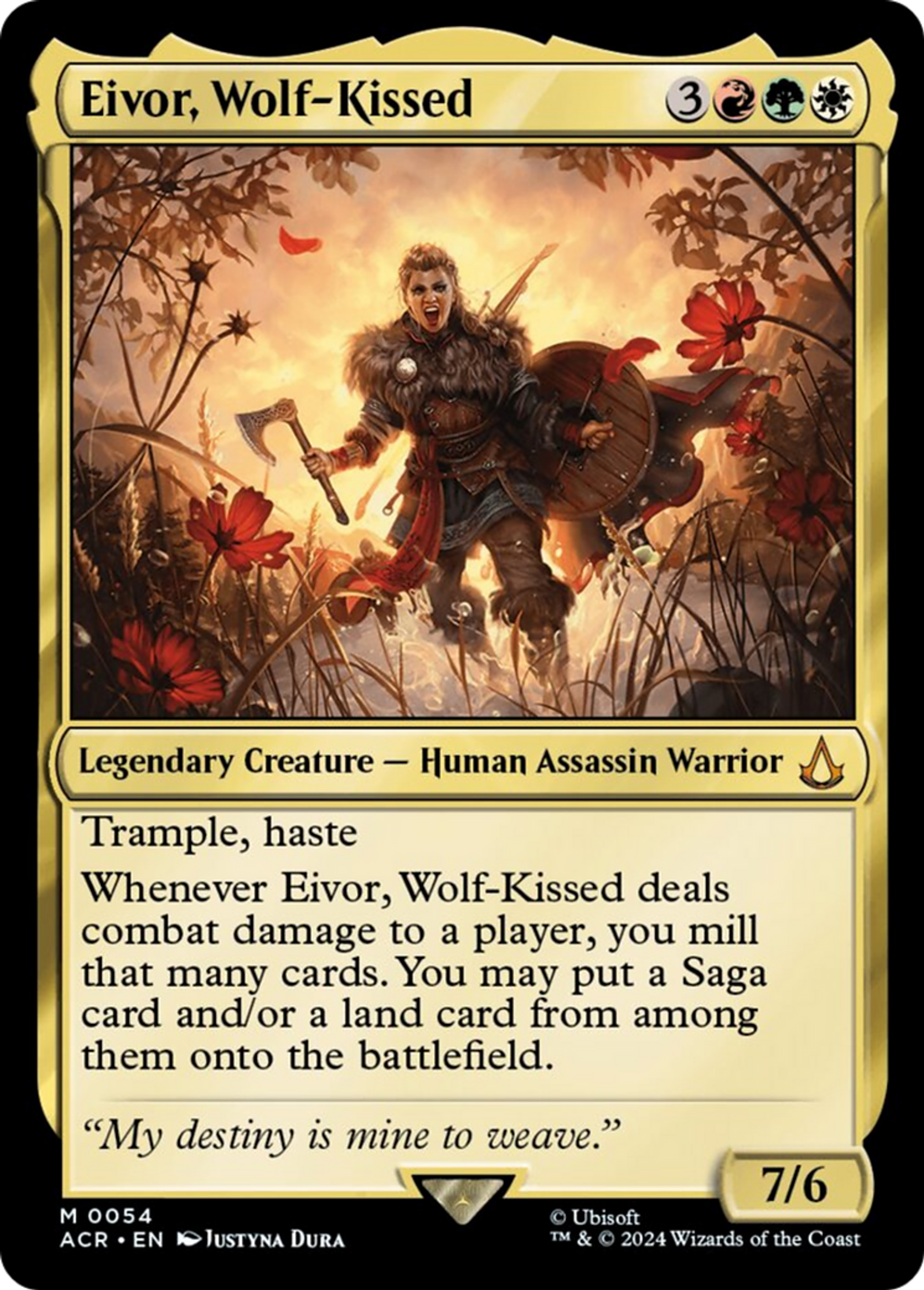 Eivor, Wolf-Kissed — Assassin's Creed — Magic: The Gathering