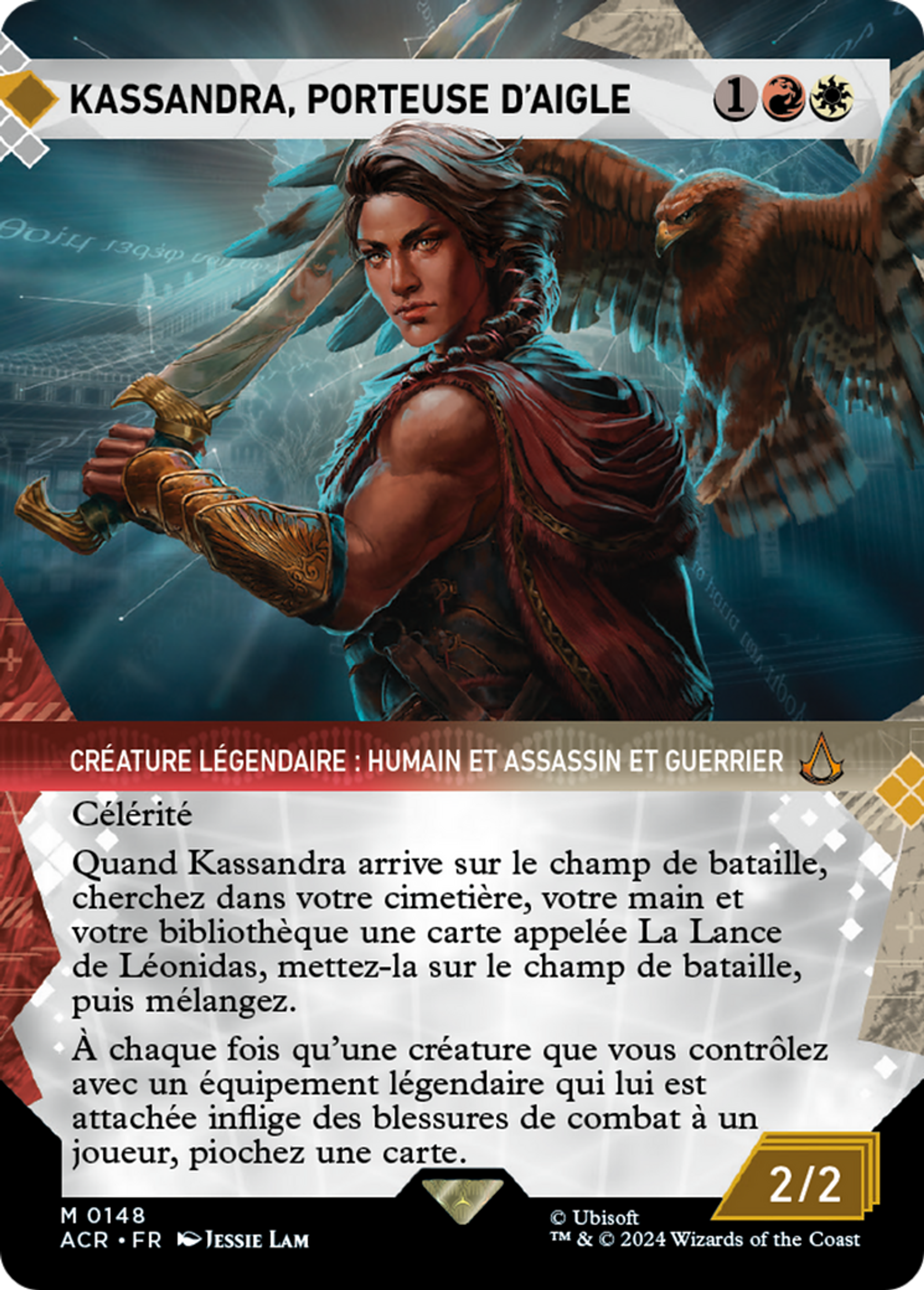 Kassandra, porteuse d'aigle — Assassin's Creed — Magic: The Gathering