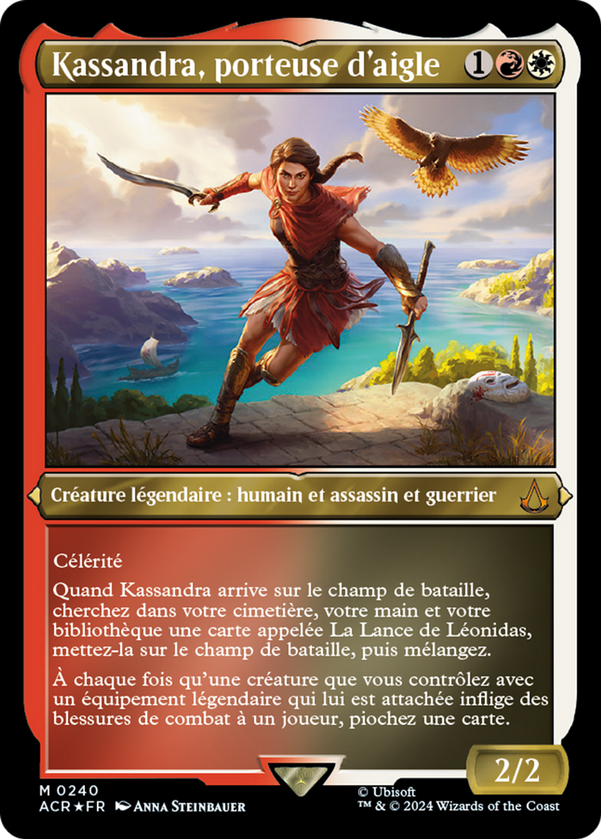 Kassandra, porteuse d'aigle — Assassin's Creed — Magic: The Gathering