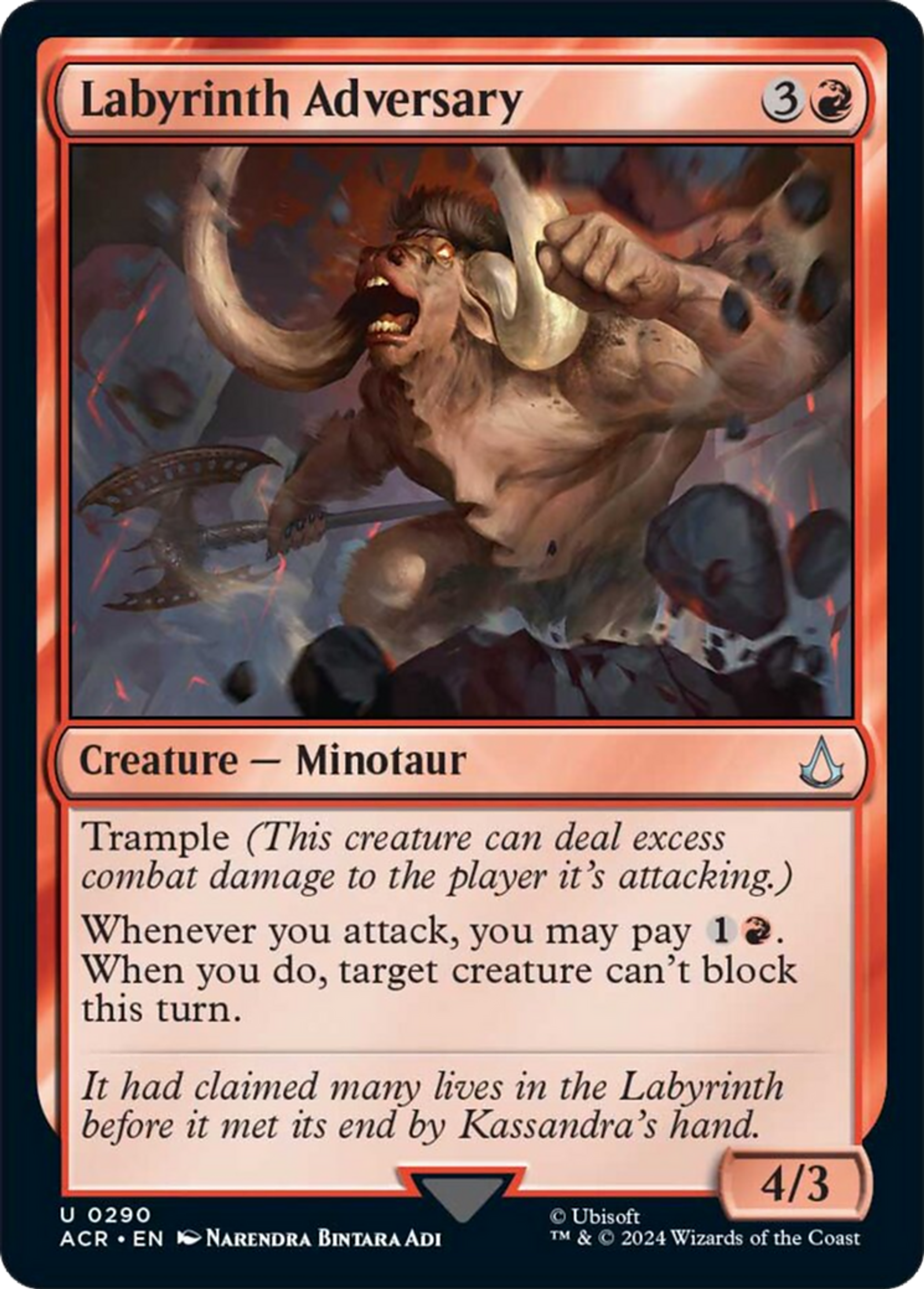 Labyrinth Adversary — Assassin's Creed — Magic: The Gathering