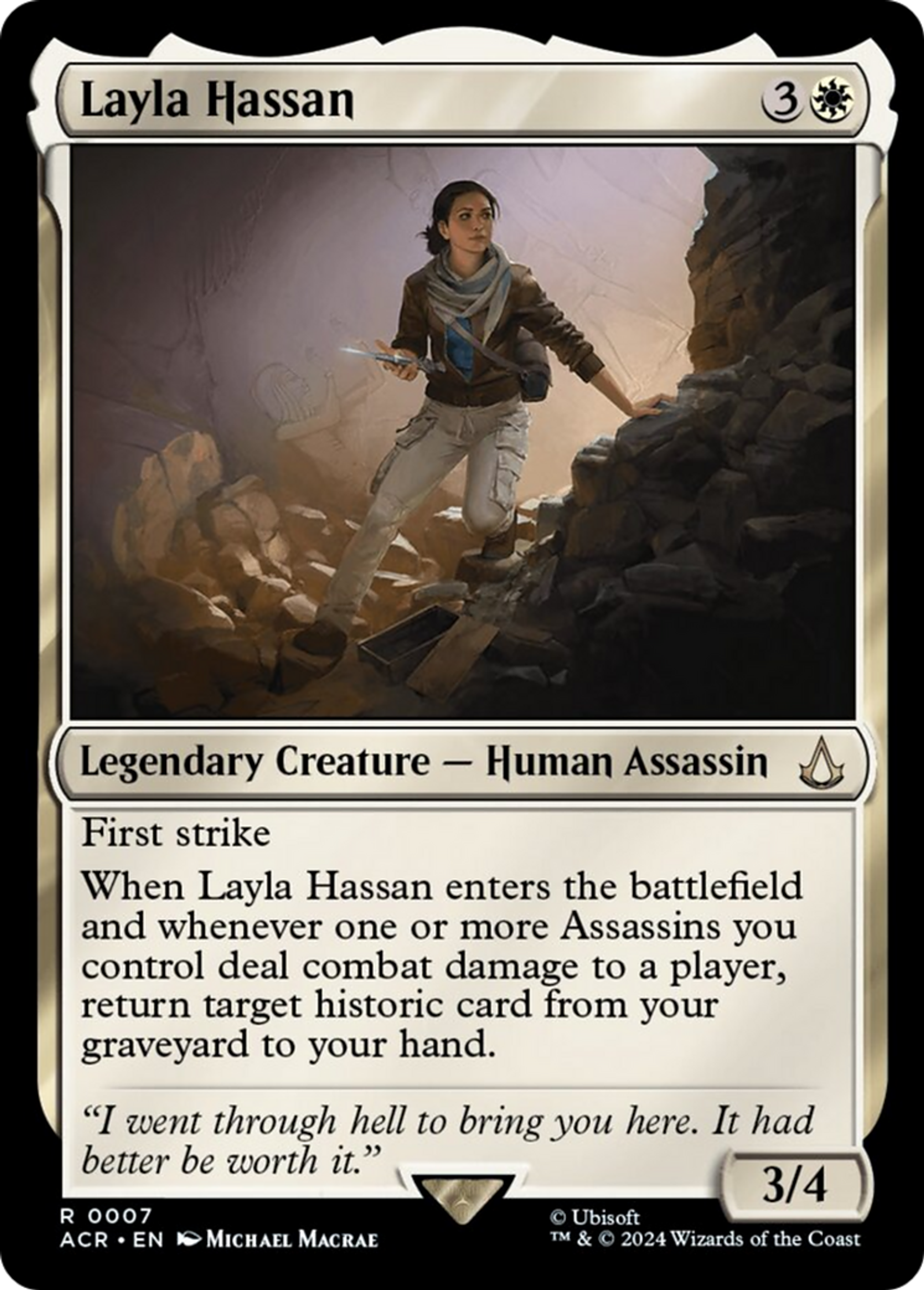 Layla Hassan — Assassin's Creed — Magic: The Gathering