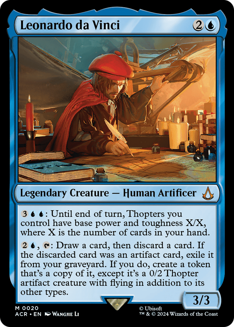 Leonardo da Vinci — Assassin's Creed — Magic: The Gathering