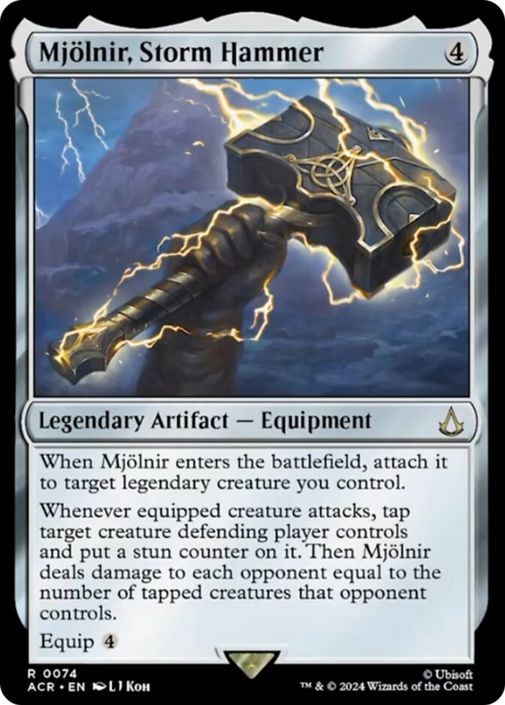 Mjölnir, Storm Hammer — Assassin's Creed — Magic: The Gathering