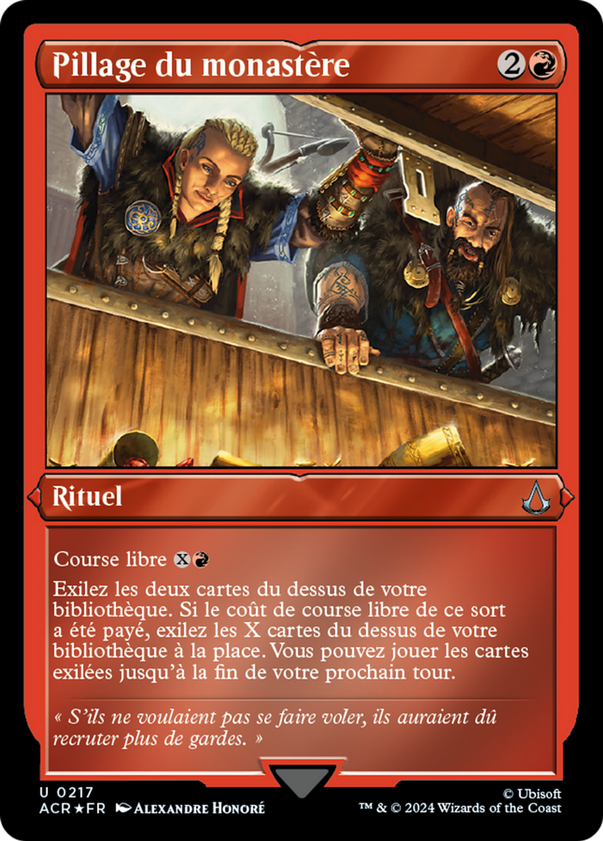 Pillage du monastère — Assassin's Creed — Magic: The Gathering