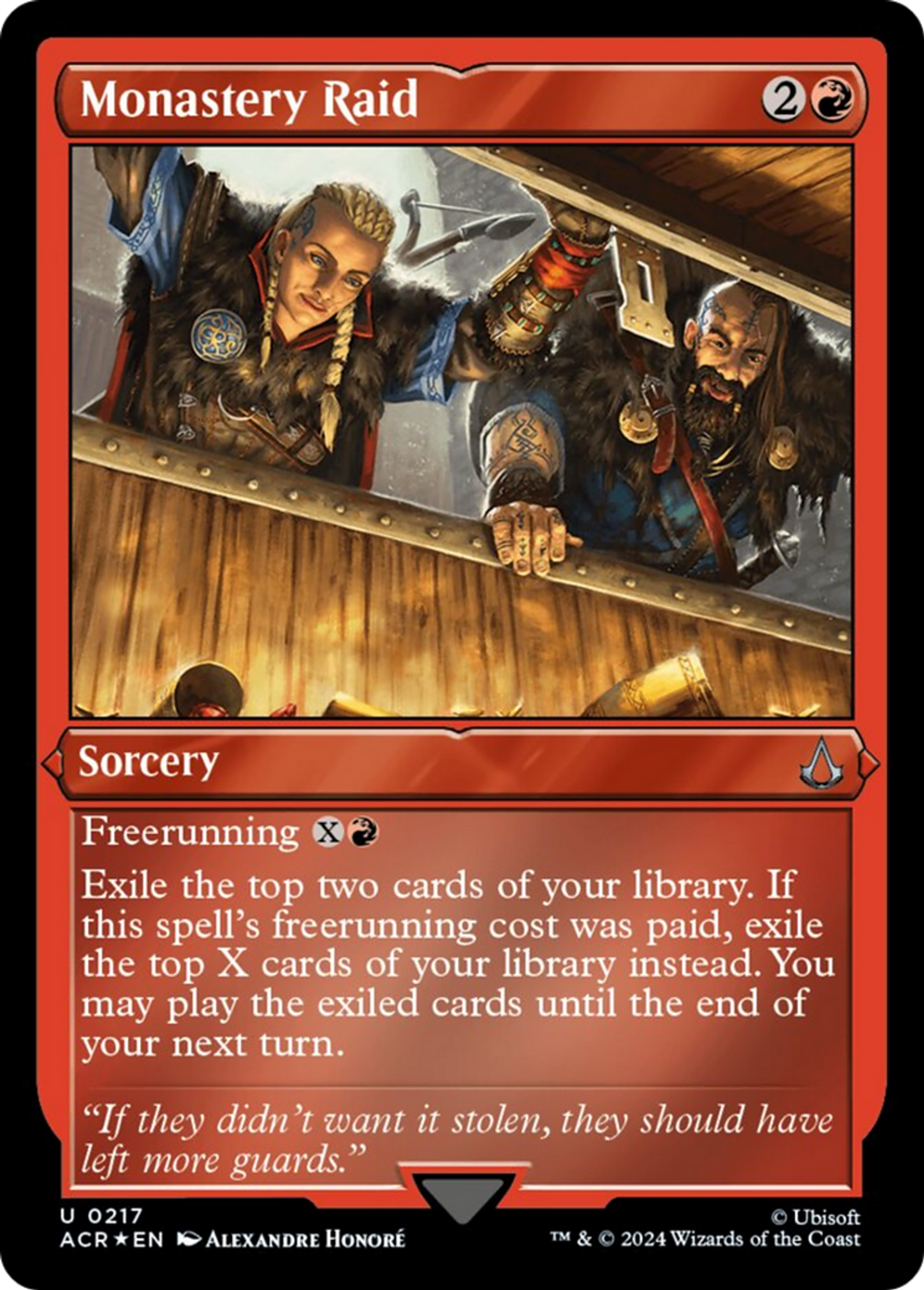 Pillage du monastère — Assassin's Creed — Magic: The Gathering