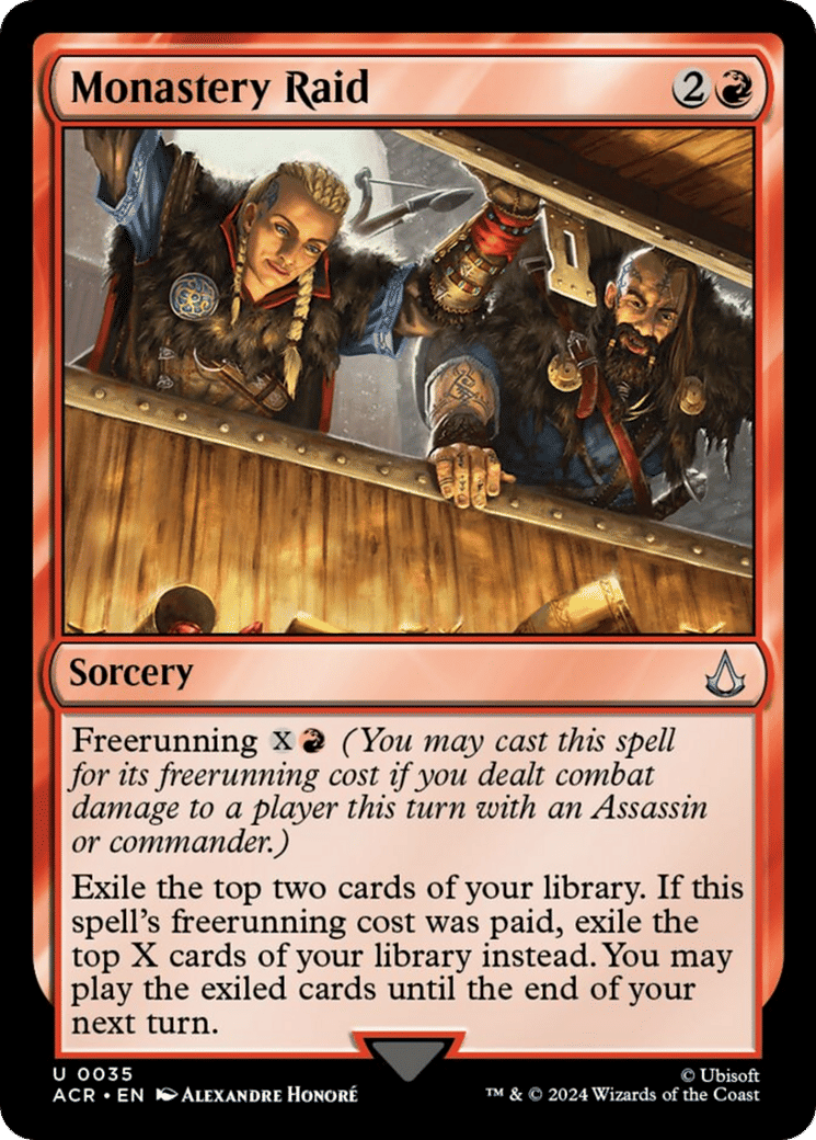 Monastery Raid — Assassin's Creed — Magic: The Gathering