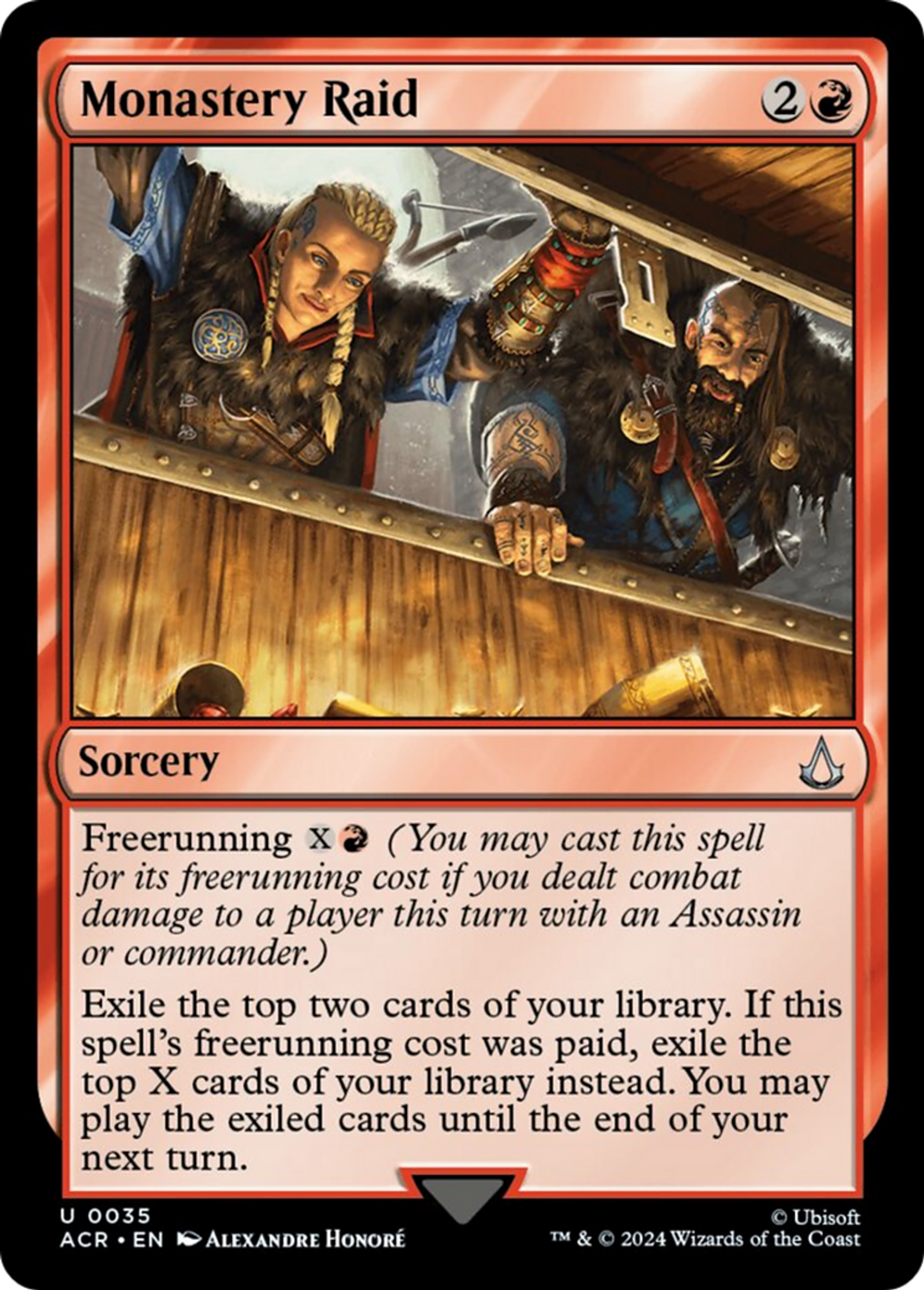 Monastery Raid — Assassin's Creed — Magic: The Gathering