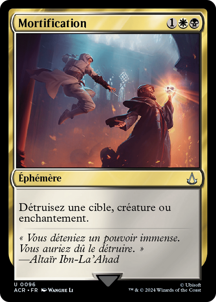 Mortification — Assassin's Creed — Magic: The Gathering