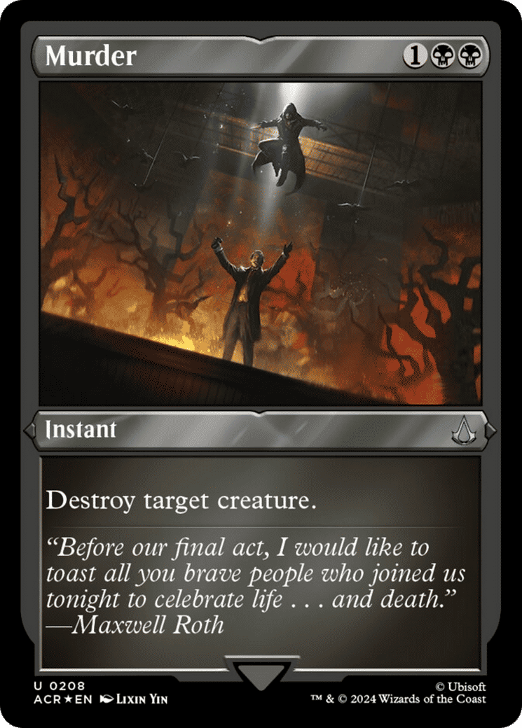Murder — Assassin's Creed — Magic: The Gathering