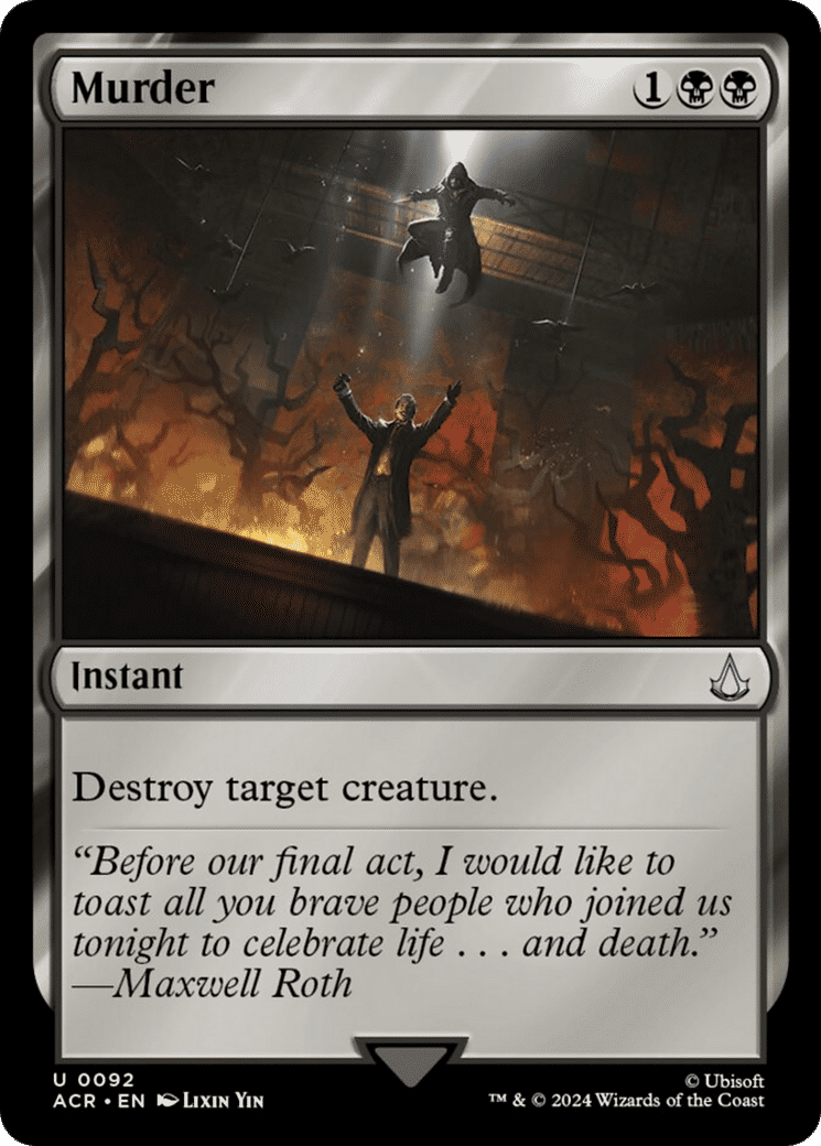 Murder — Assassin's Creed — Magic: The Gathering