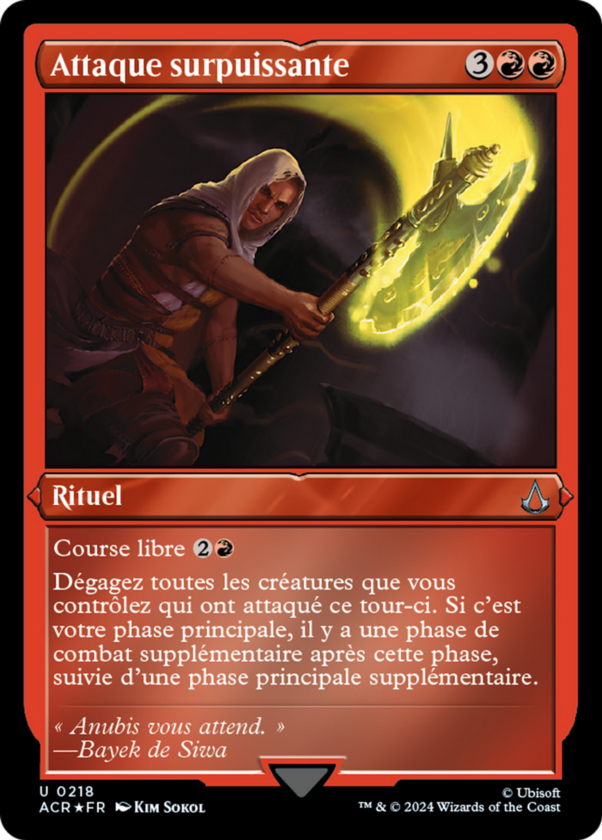 Attaque surpuissante — Assassin's Creed — Magic: The Gathering