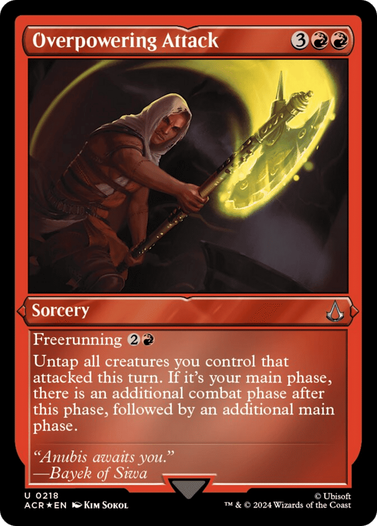 Overpowering Attack — Assassin's Creed — Magic: The Gathering