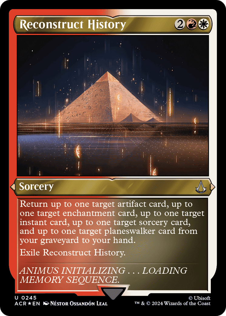 Reconstruct History — Assassin's Creed — Magic: The Gathering