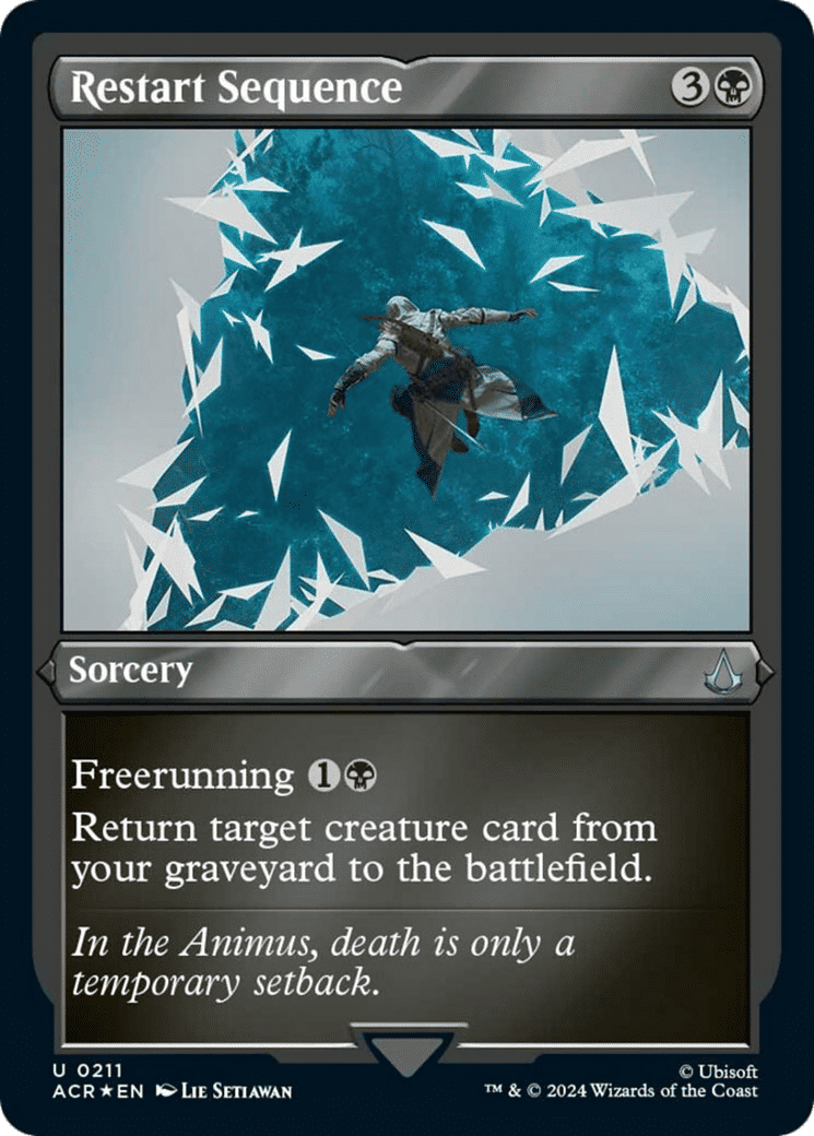 Restart Sequence — Assassin's Creed — Magic: The Gathering