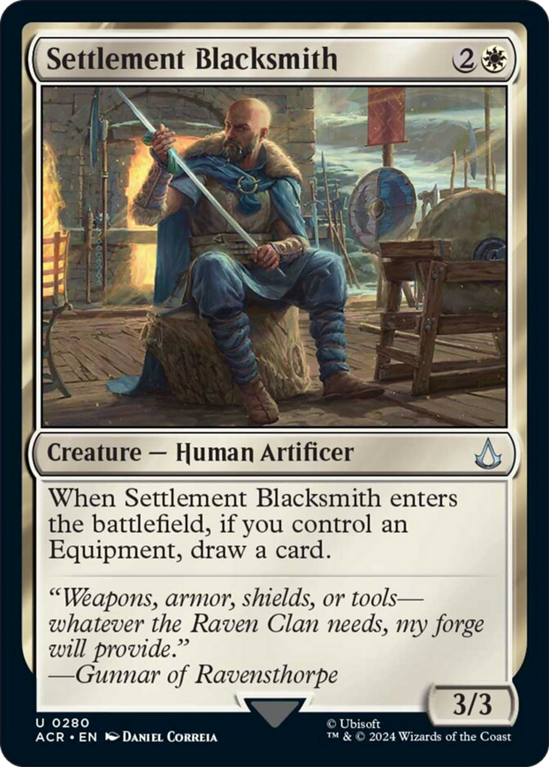 Settlement Blacksmith — Assassin's Creed — Magic: The Gathering