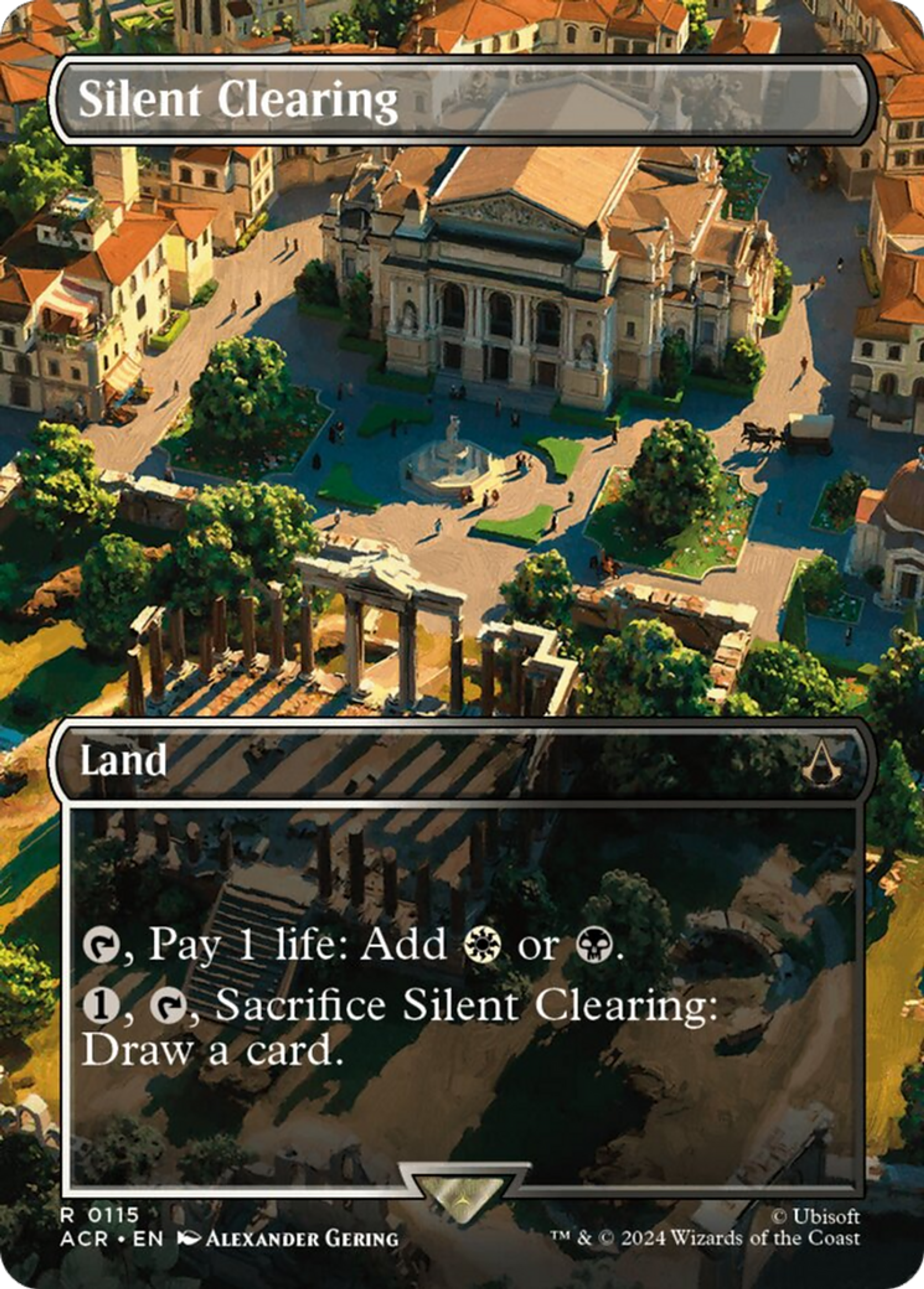 Silent Clearing — Assassin's Creed — Magic: The Gathering