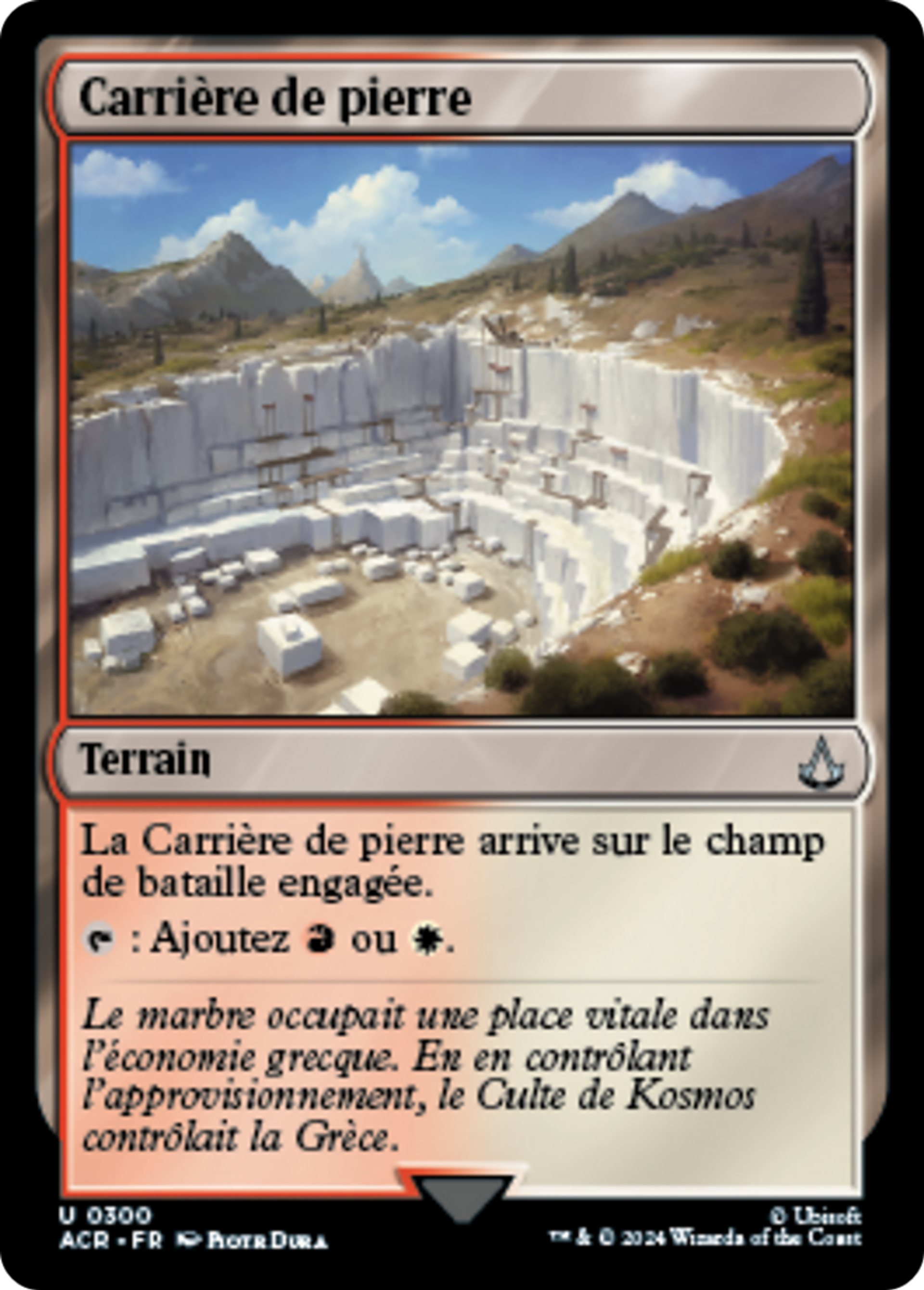 Carrière de pierre — Assassin's Creed — Magic: The Gathering
