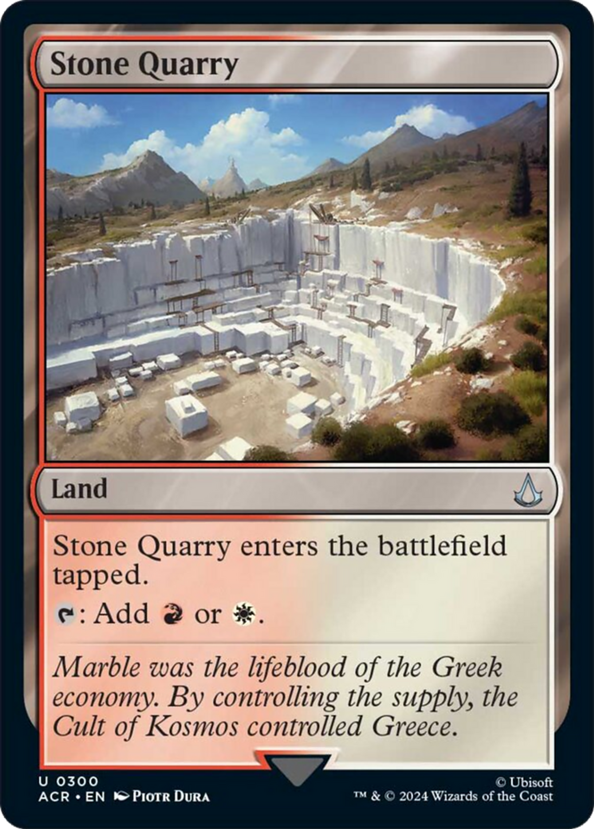 Stone Quarry — Assassin's Creed — Magic: The Gathering