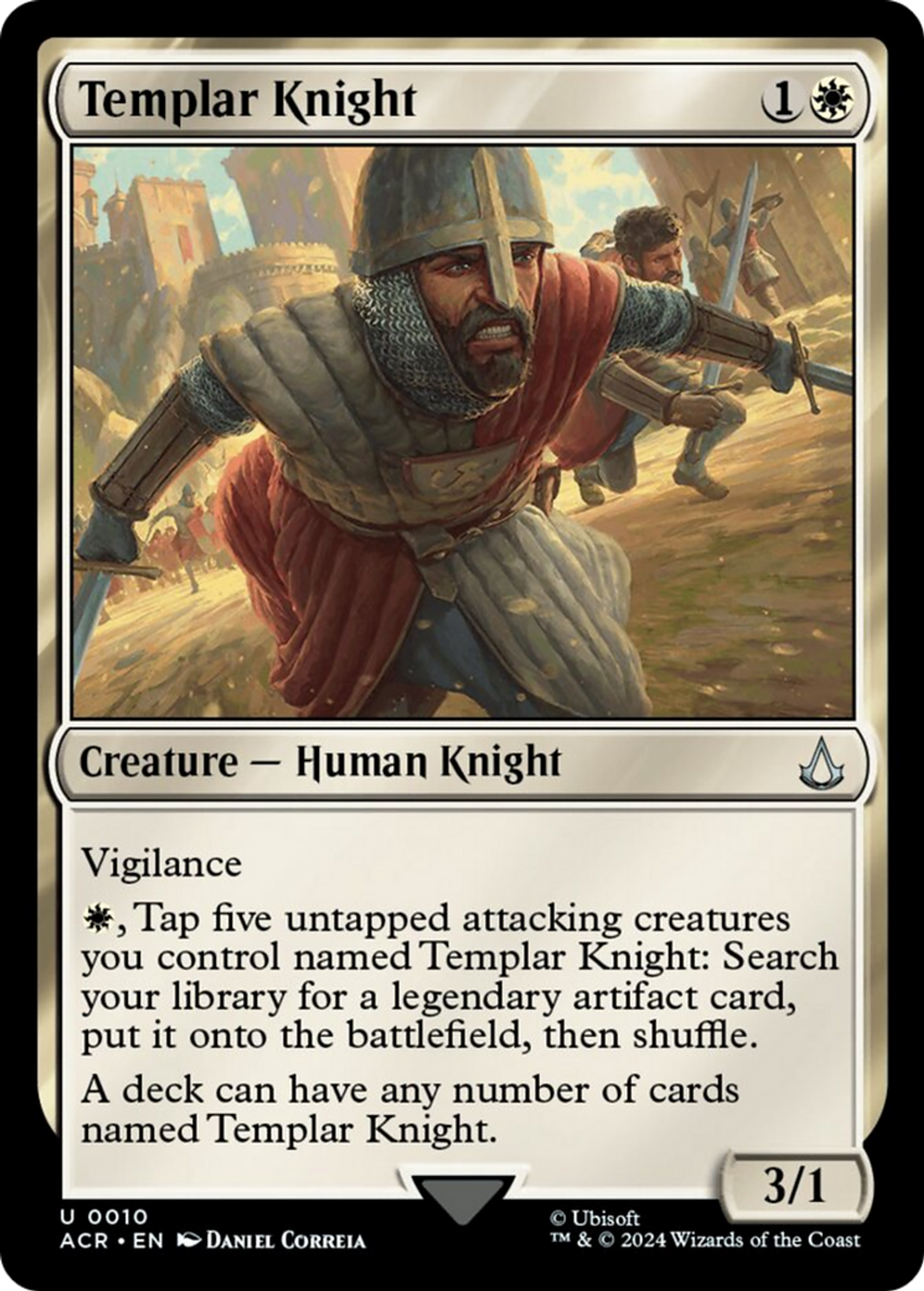 Templar Knight — Assassin's Creed — Magic: The Gathering