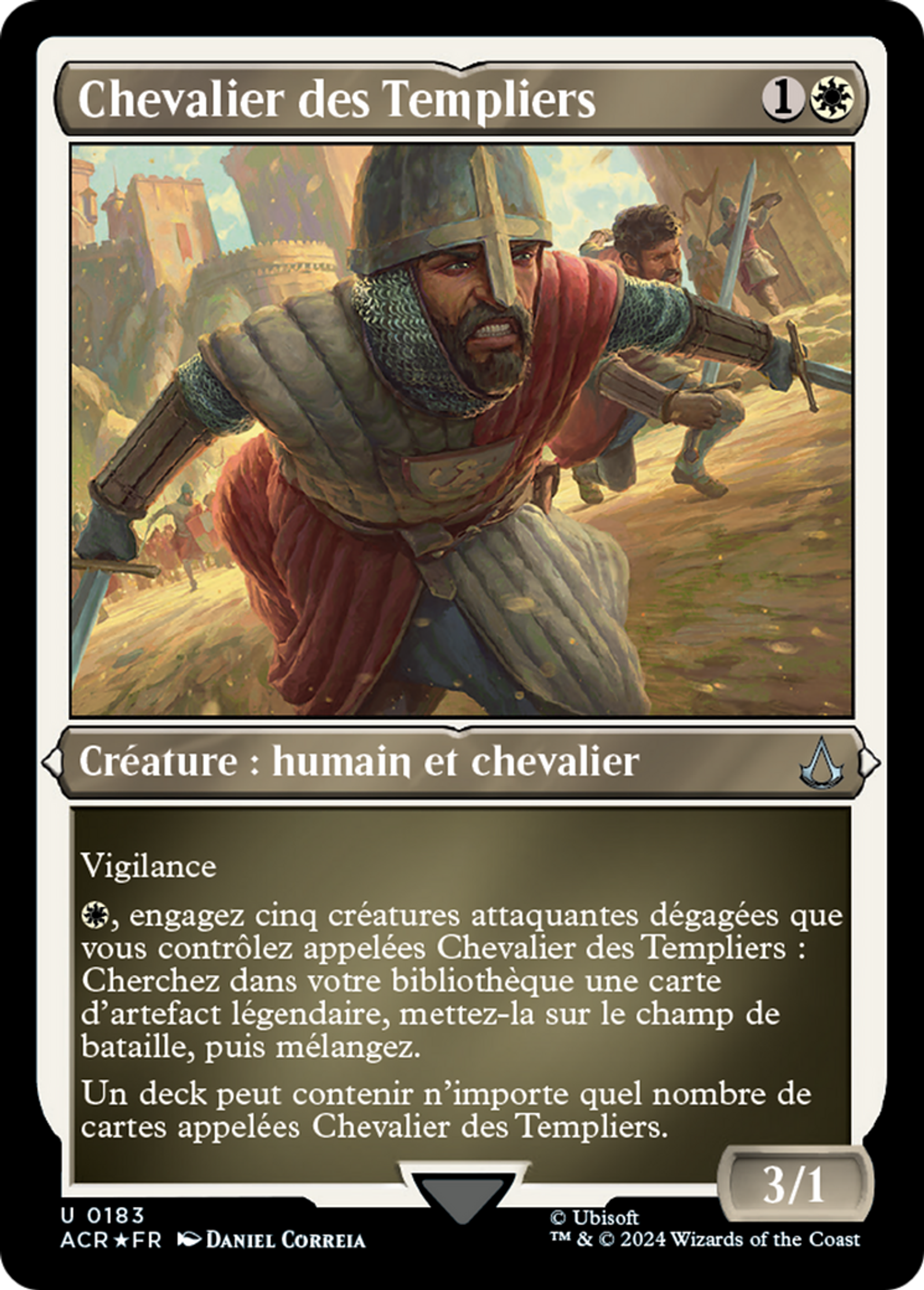Chevalier des Templiers — Assassin's Creed — Magic: The Gathering