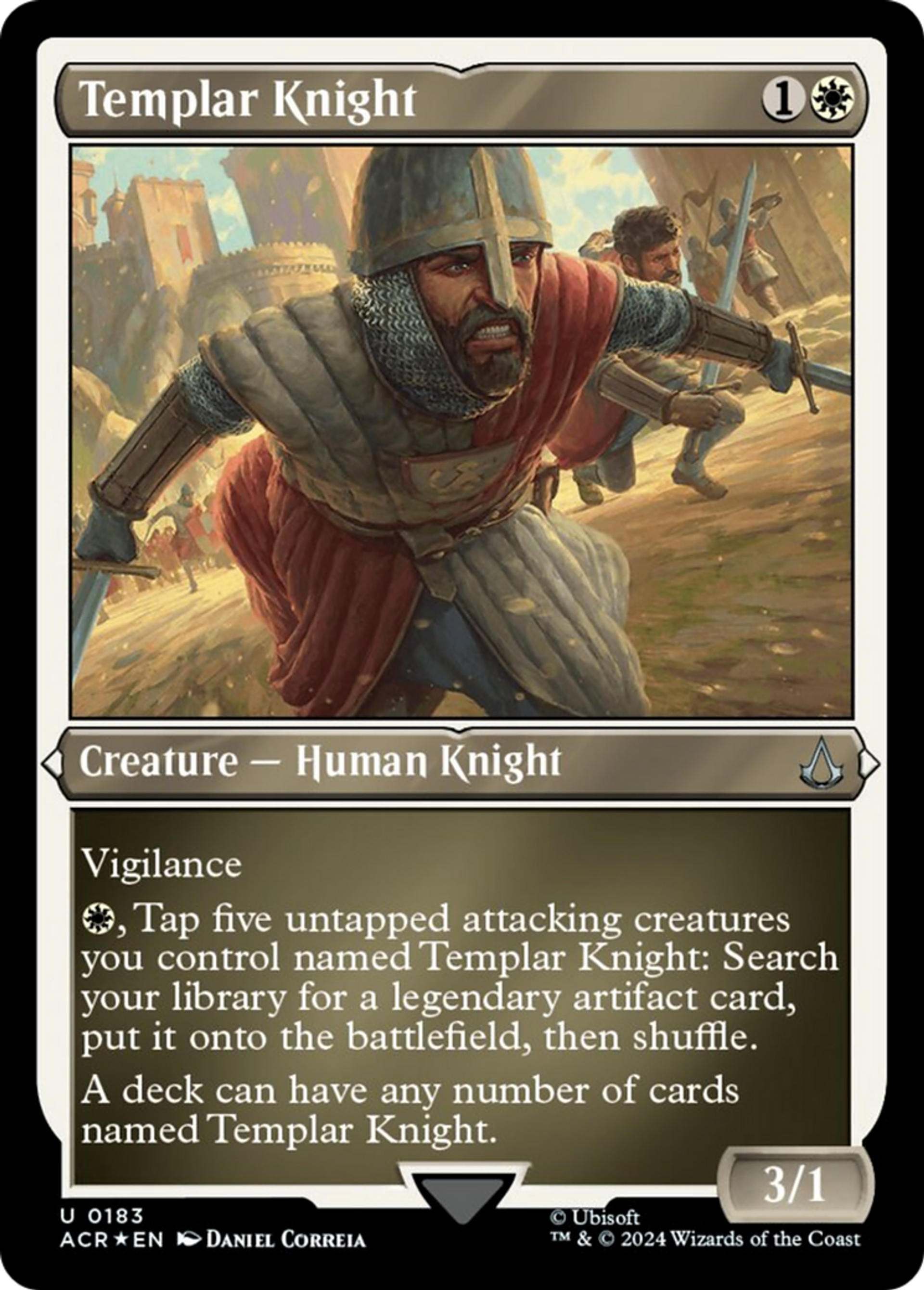 Templar Knight — Assassin's Creed — Magic: The Gathering