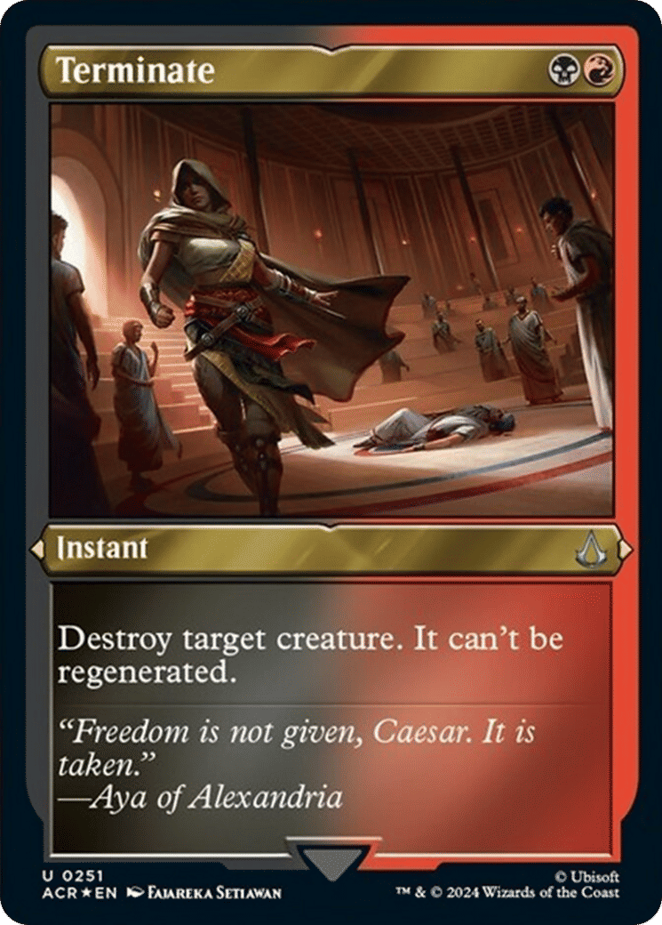 Terminate — Assassin's Creed — Magic: The Gathering