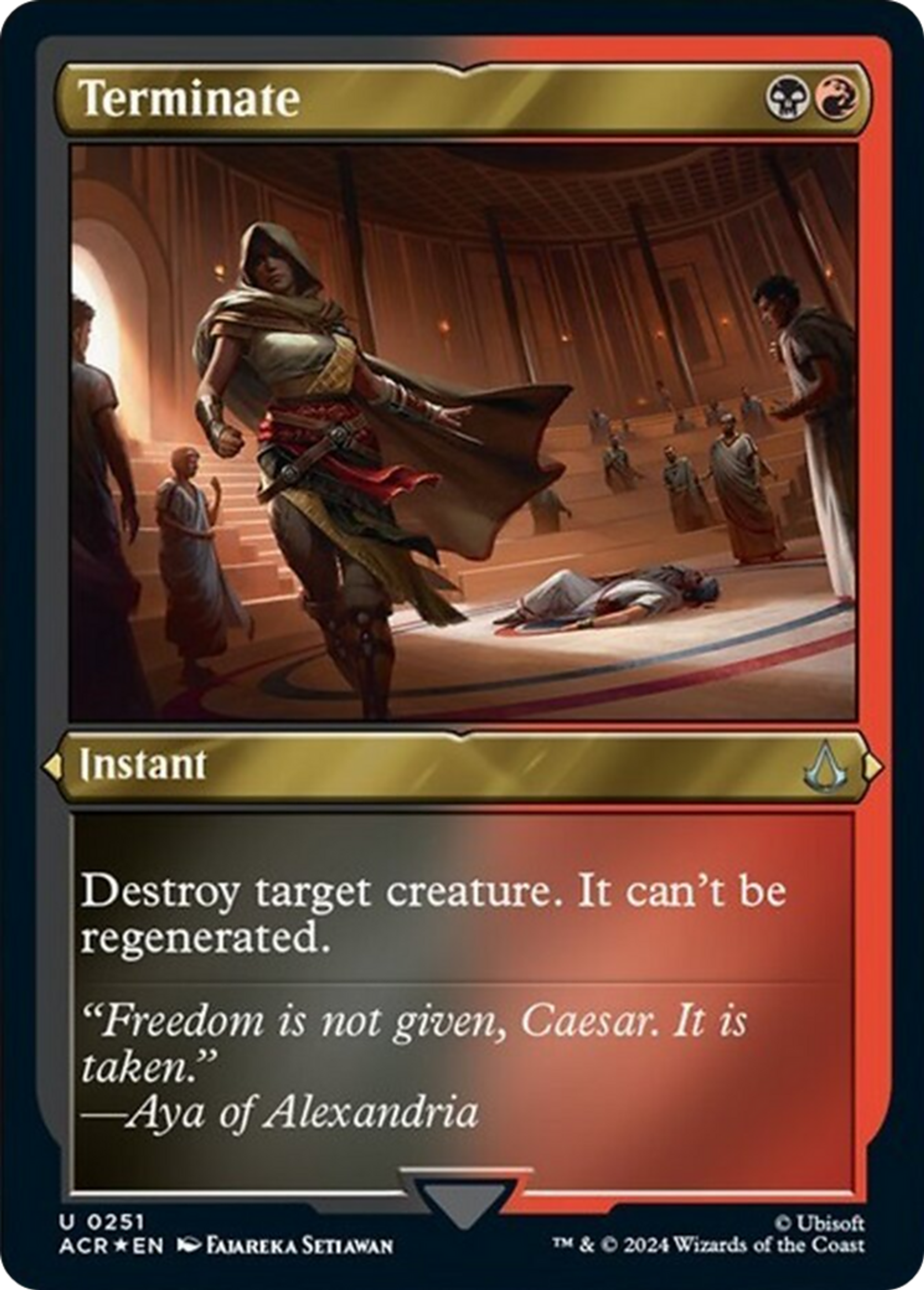Terminate — Assassin's Creed — Magic: The Gathering
