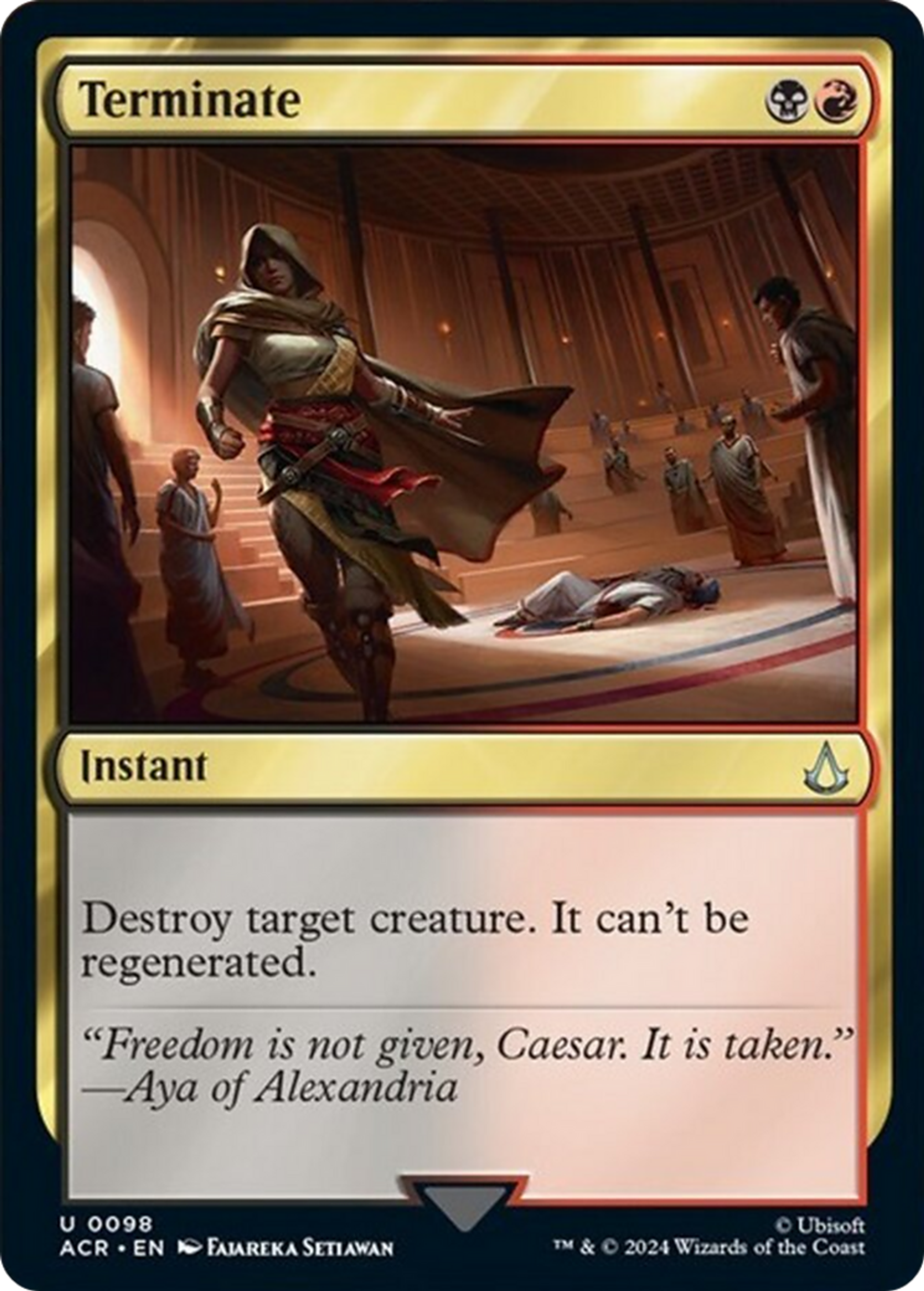Terminate — Assassin's Creed — Magic: The Gathering