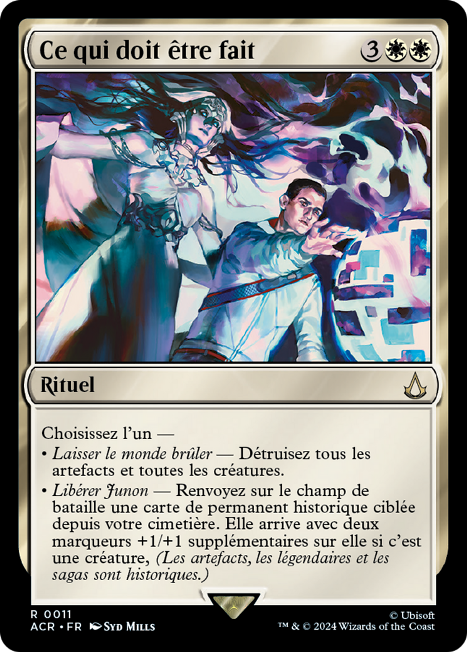 Ce qui doit être fait — Assassin's Creed — Magic: The Gathering