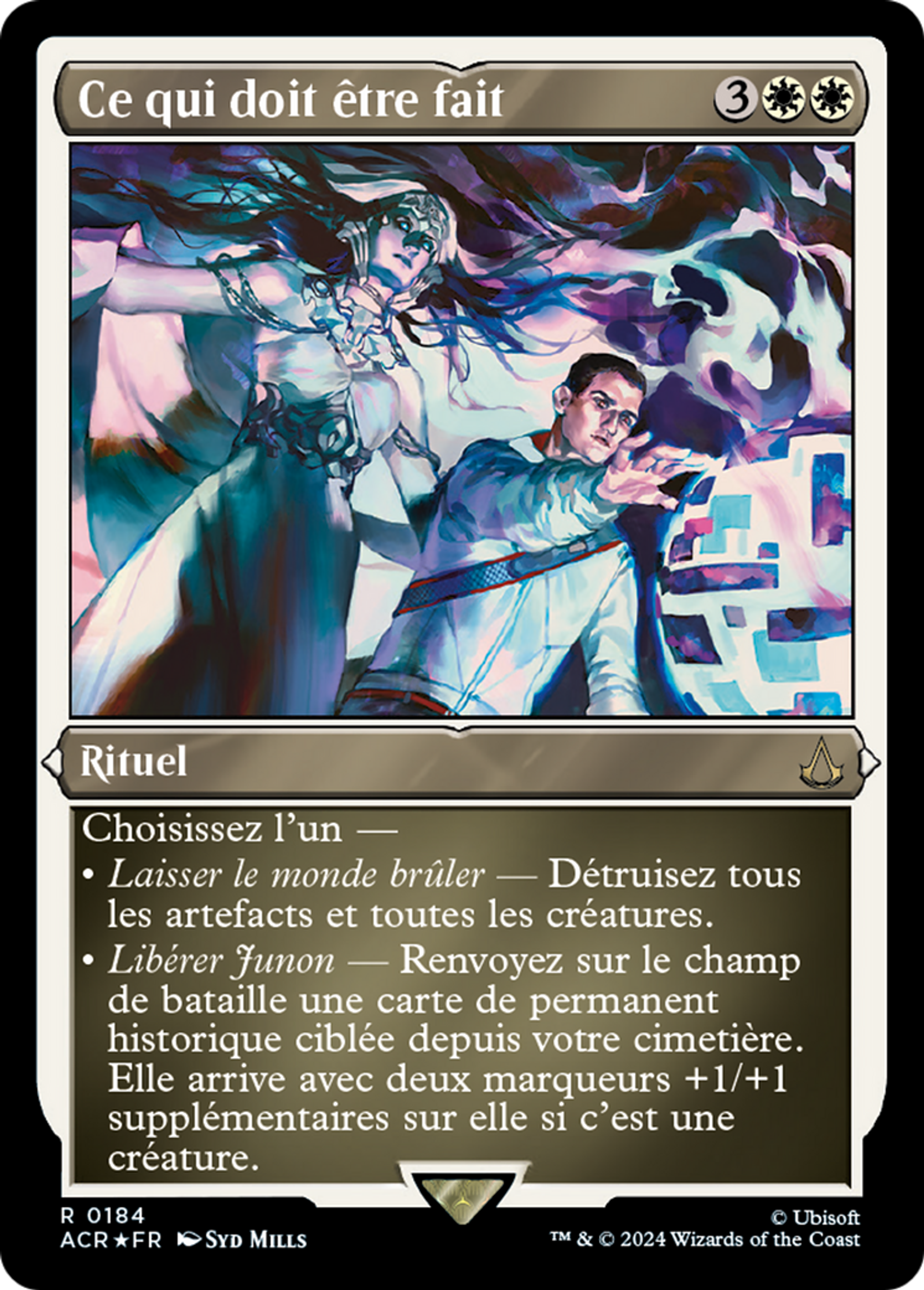 Ce qui doit être fait — Assassin's Creed — Magic: The Gathering