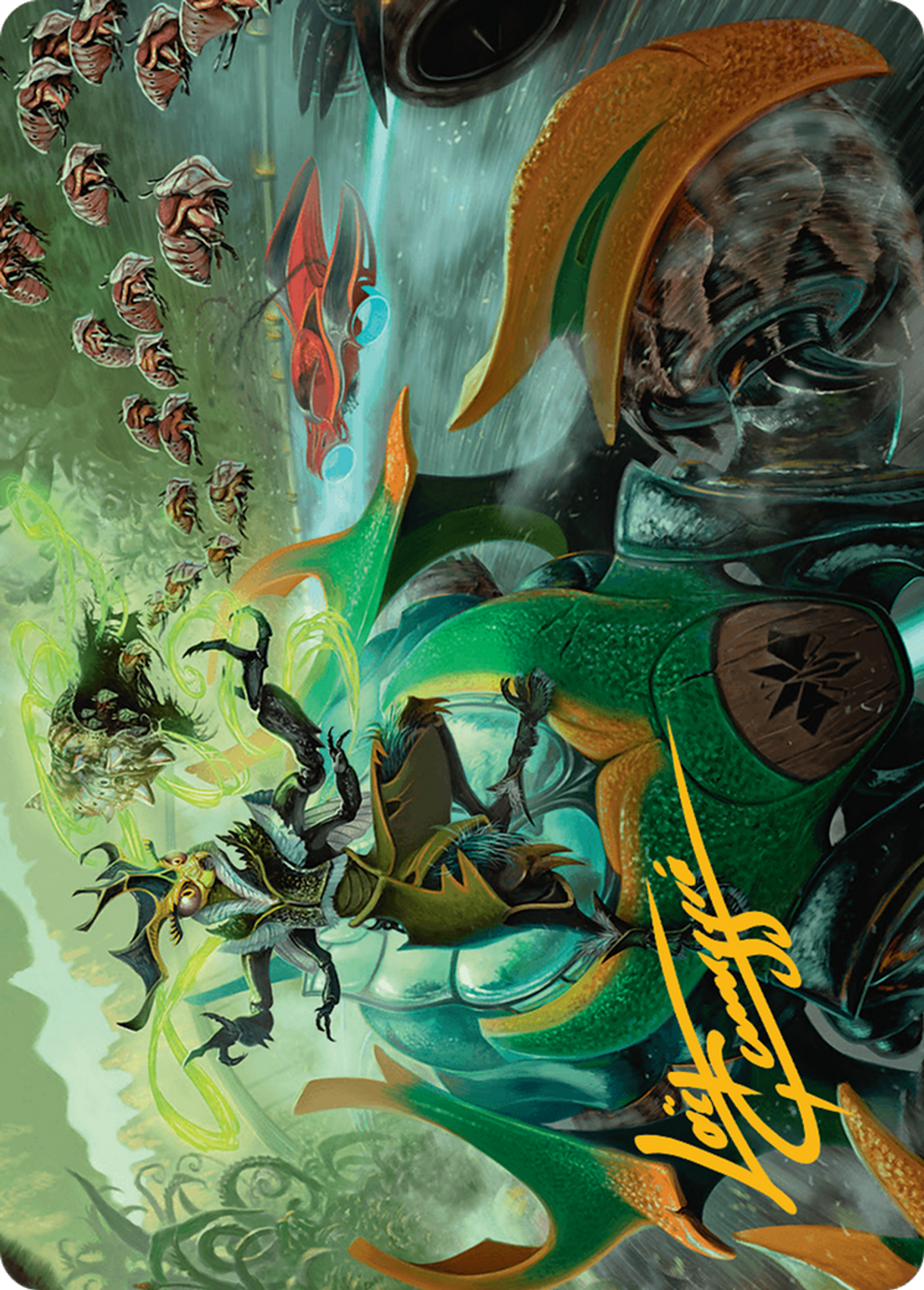 Aatchik, Emerald Radian — Aetherdrift Art Series — Magic: The Gathering
