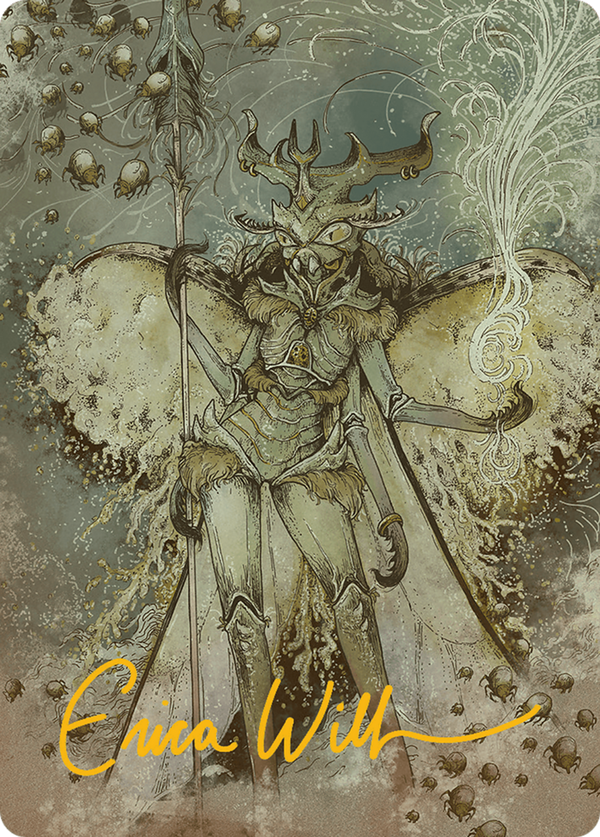 Aatchik, Emerald Radian — Aetherdrift Art Series — Magic: The Gathering