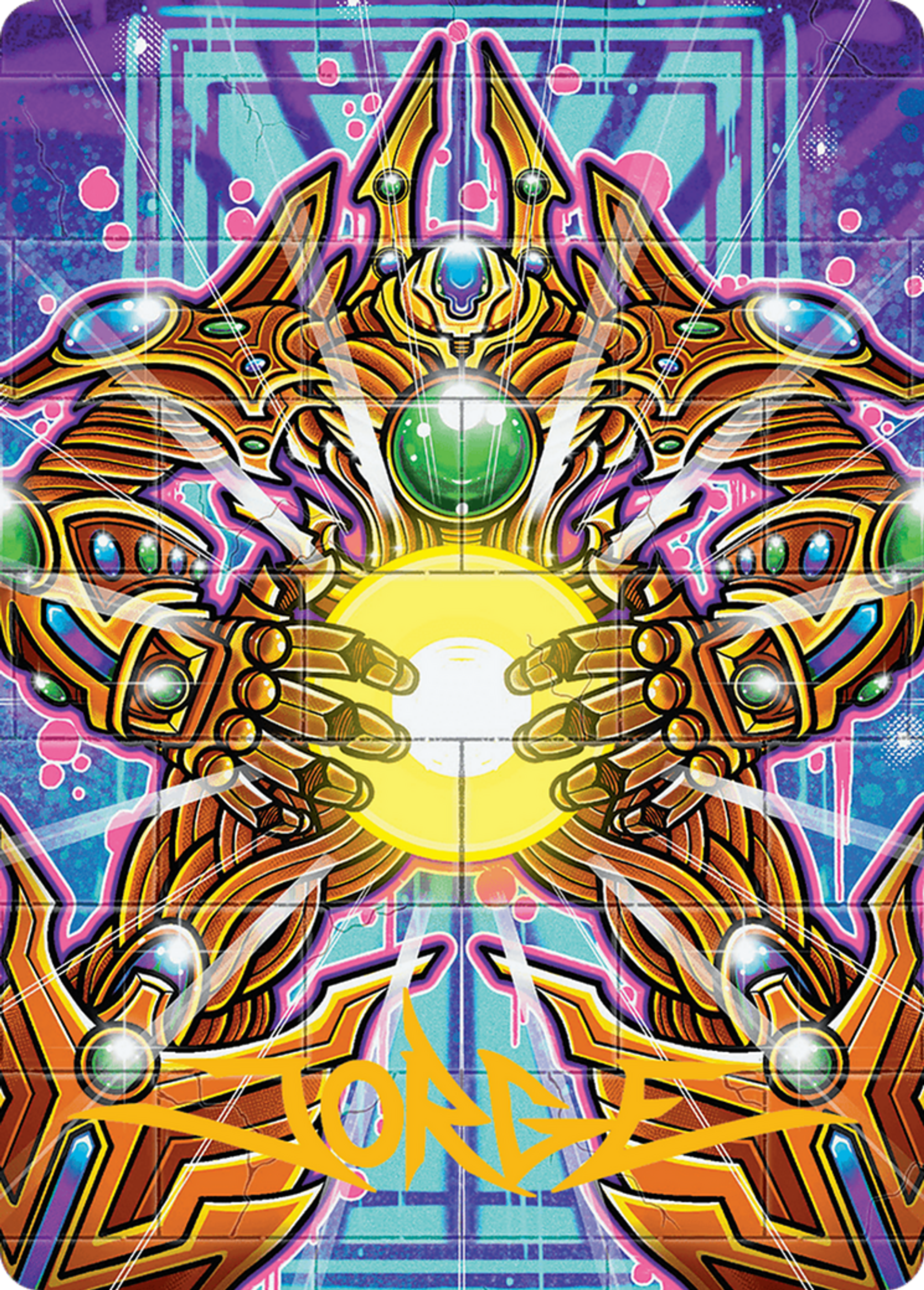 Brightglass Gearhulk — Aetherdrift Art Series — Magic: The Gathering