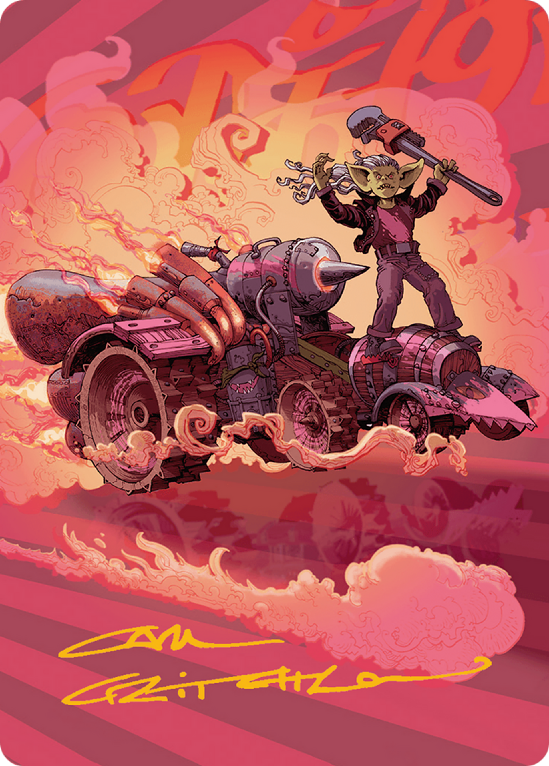 Burner Rocket — Aetherdrift Art Series — Magic: The Gathering