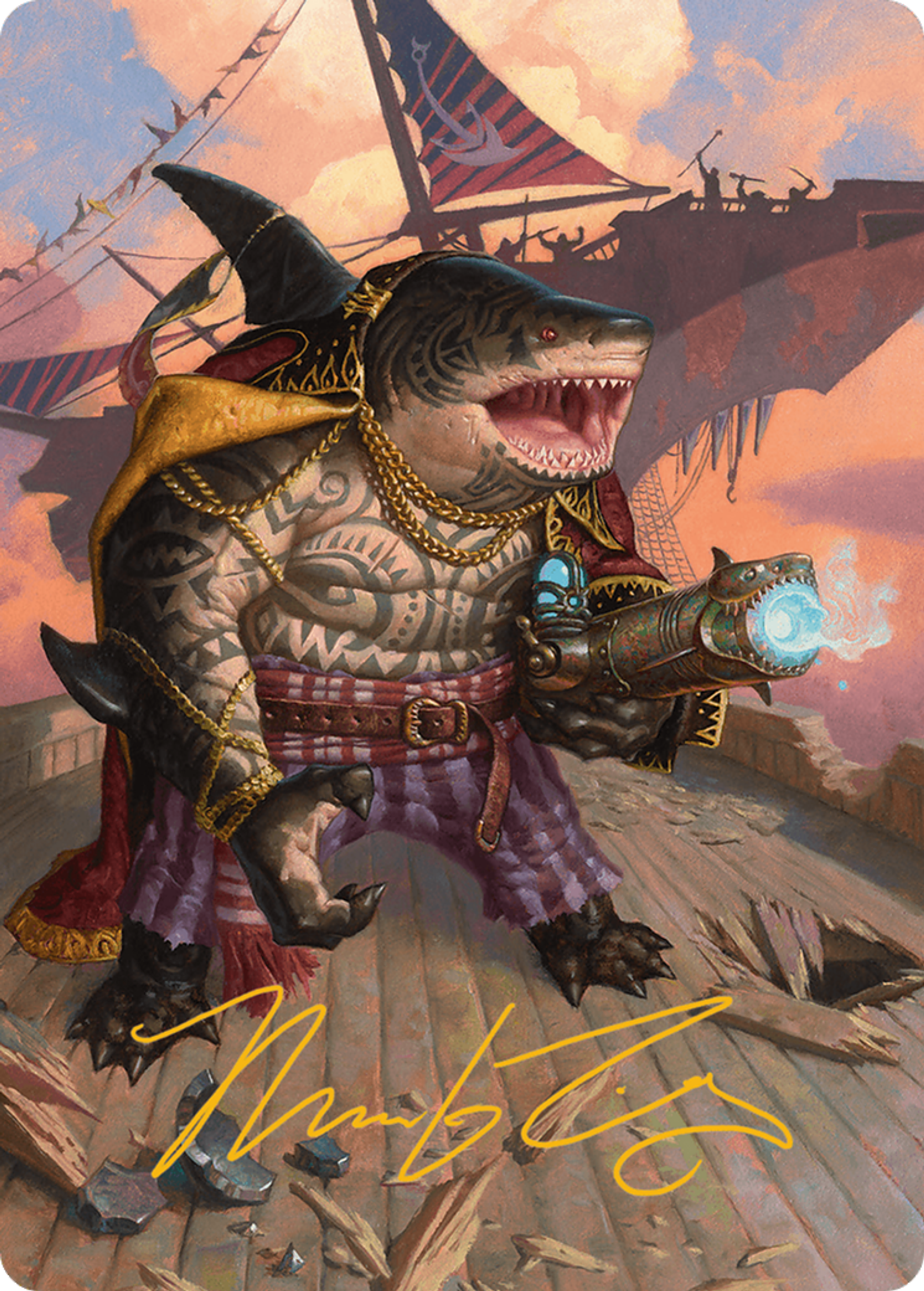 Captain Howler, Sea Scourge — Aetherdrift Art Series — Magic: The Gathering