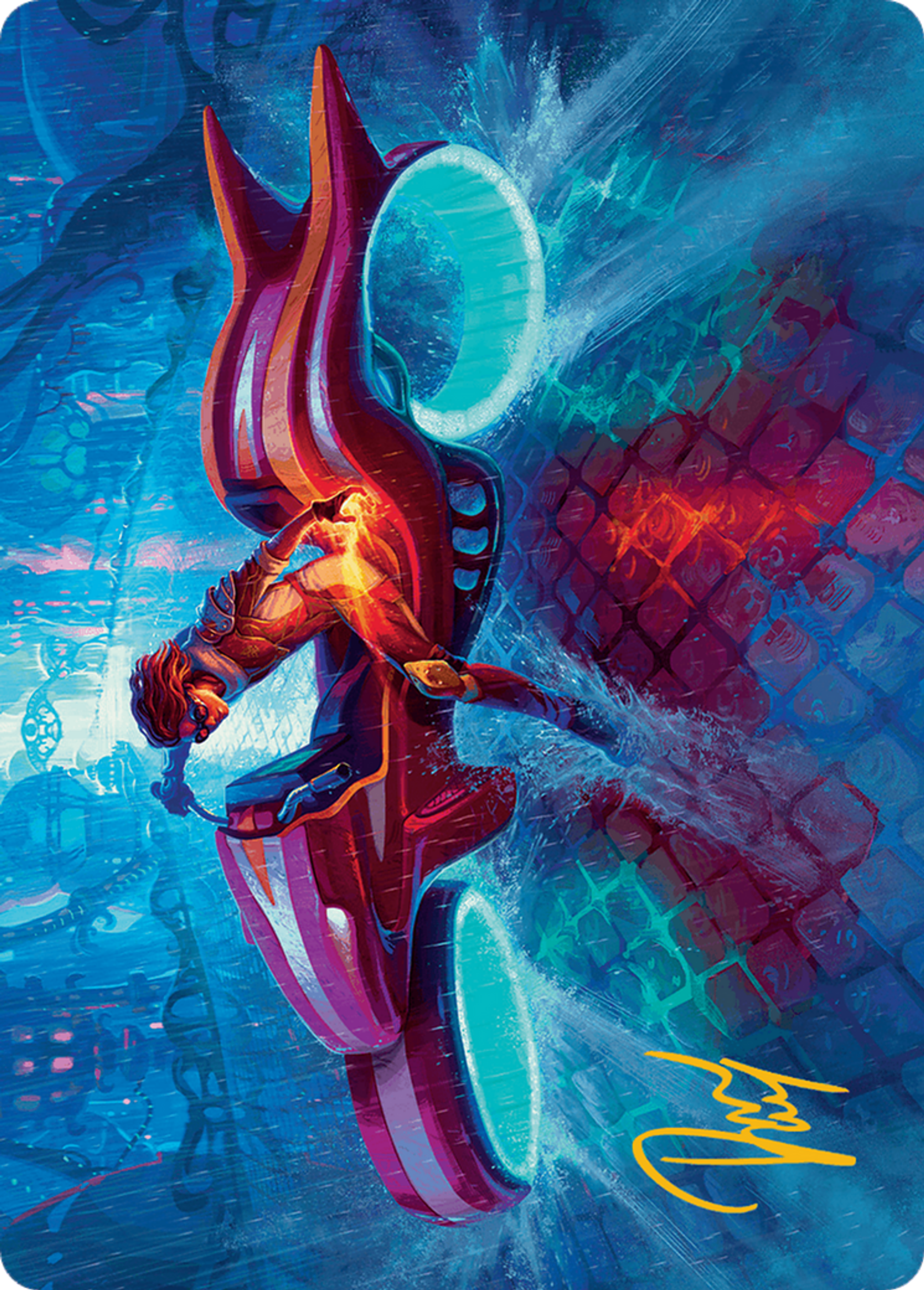 Chandra, Spark Hunter — Aetherdrift Art Series — Magic: The Gathering