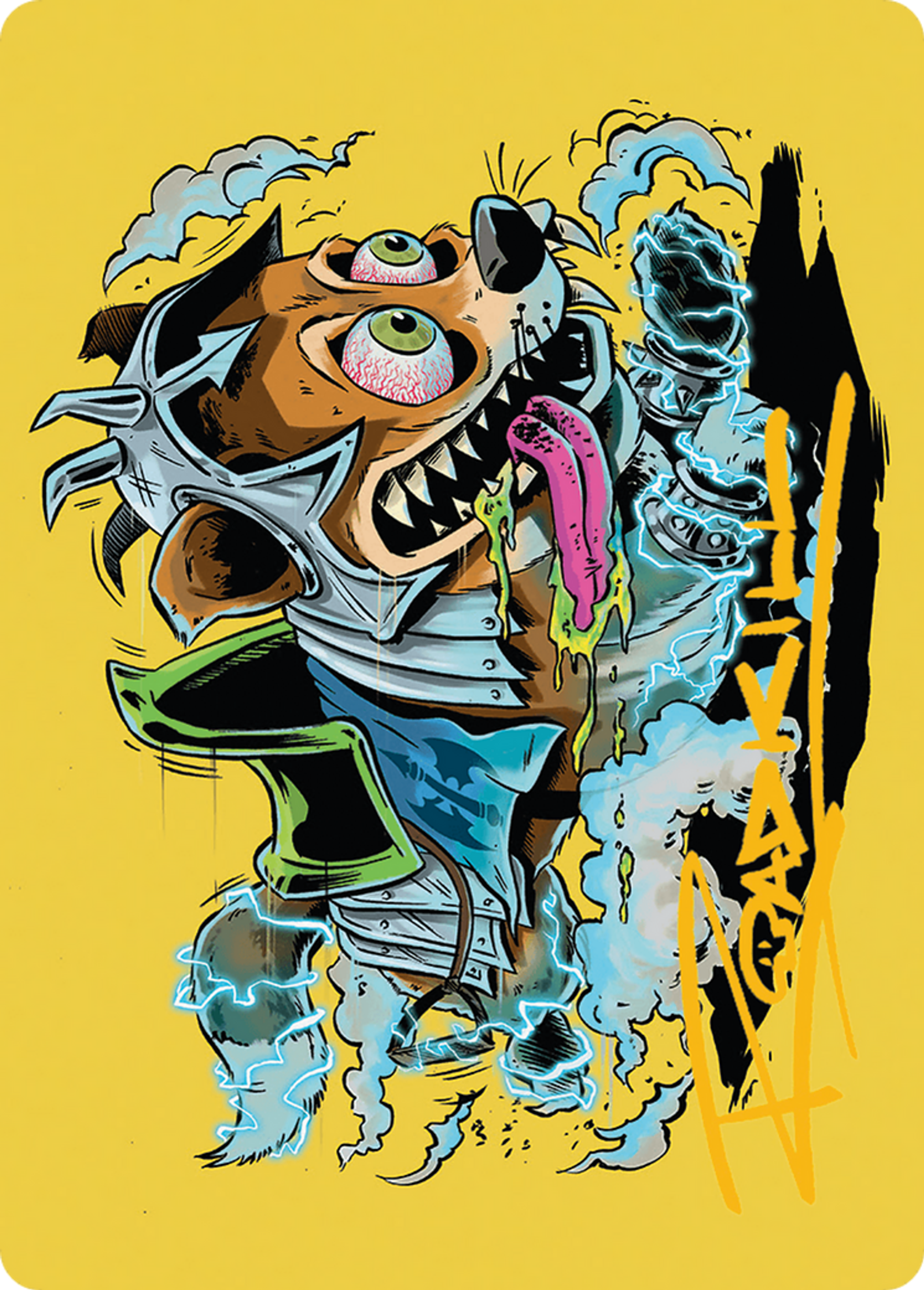 District Mascot — Aetherdrift Art Series — Magic: The Gathering