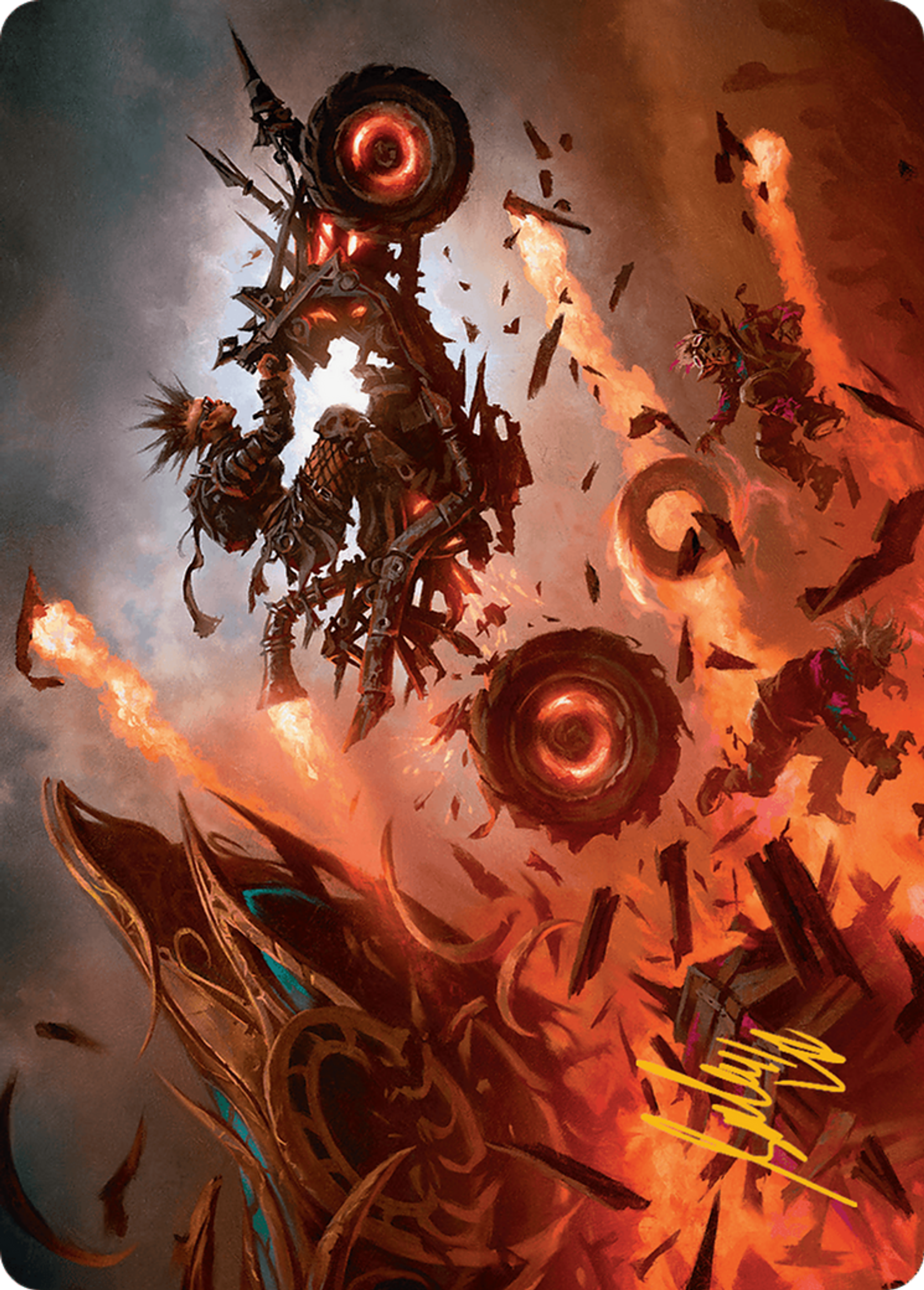 Gastal Blockbuster — Aetherdrift Art Series — Magic: The Gathering
