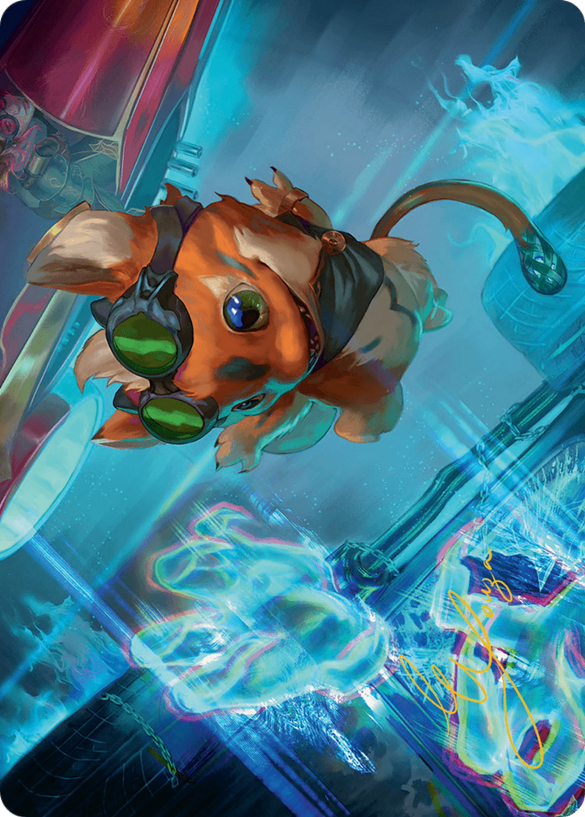 Loot, the Pathfinder — Aetherdrift Art Series — Magic: The Gathering