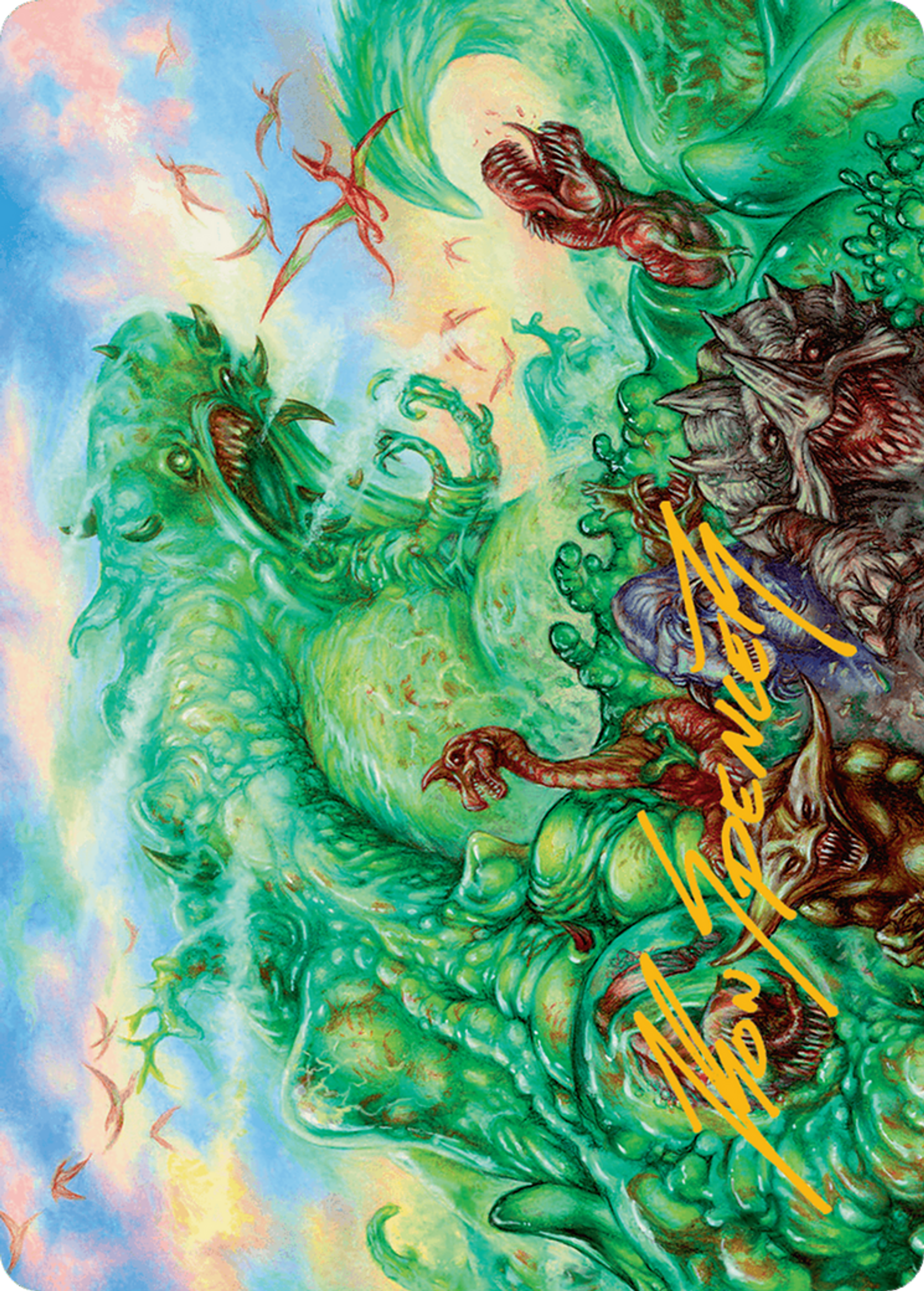 Mimeoplasm, Revered One — Aetherdrift Art Series — Magic: The Gathering