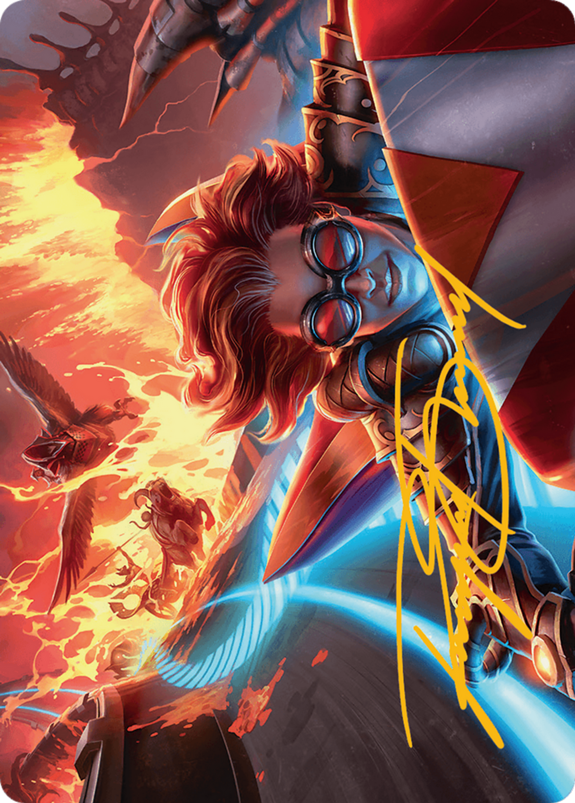 Outpace Oblivion — Aetherdrift Art Series — Magic: The Gathering