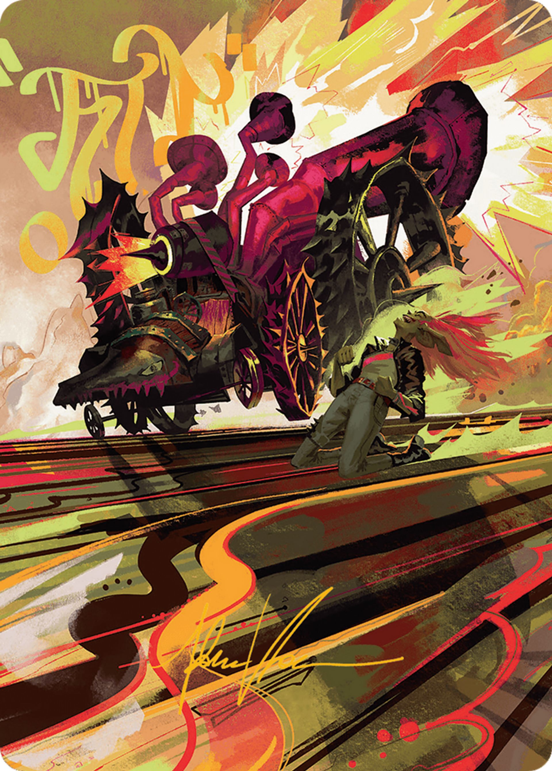 Rocketeer Boostbuggy — Aetherdrift Art Series — Magic: The Gathering